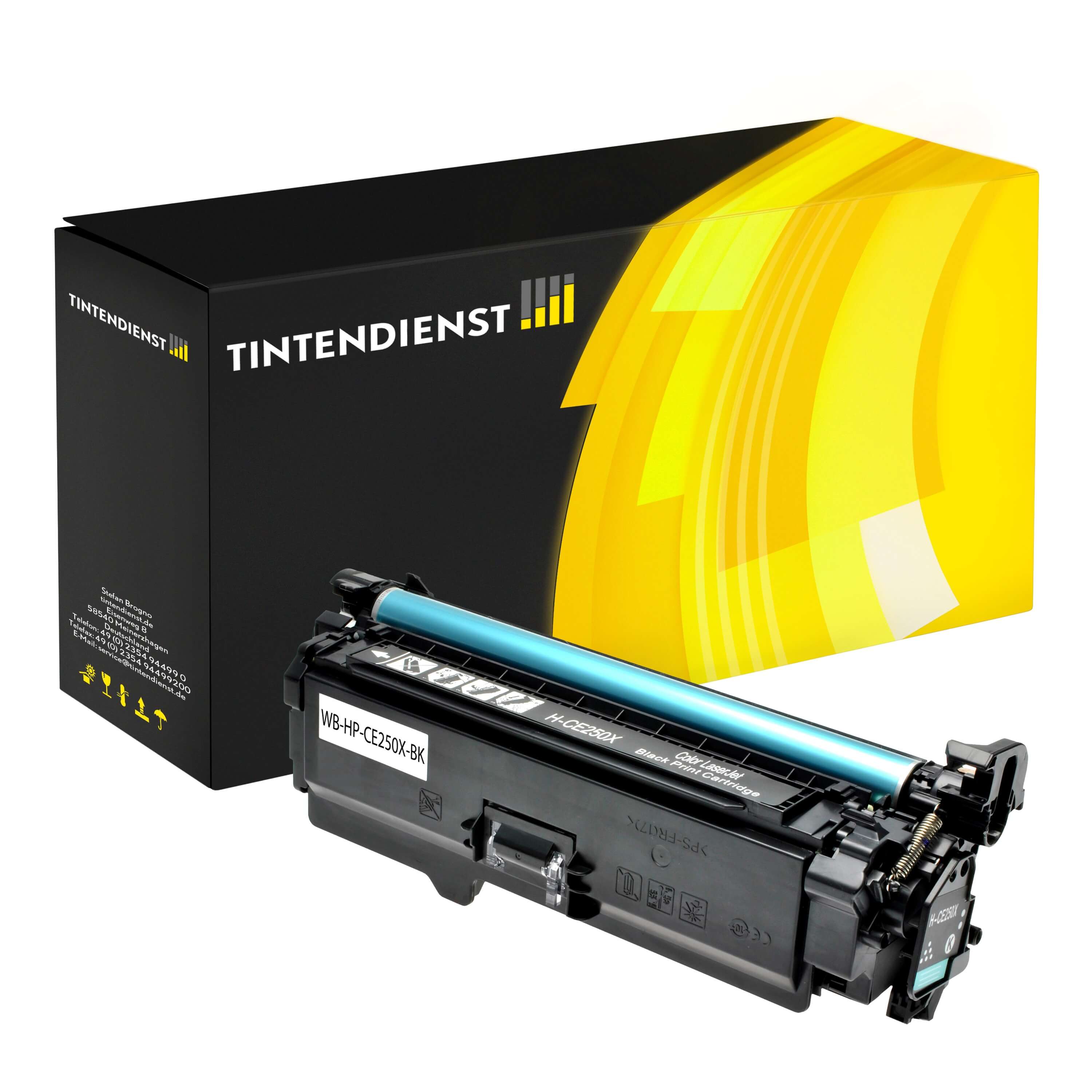 Toner kompatibel für HP Color LaserJet CP 3520 Series (CE250X / 504X) Schwarz
