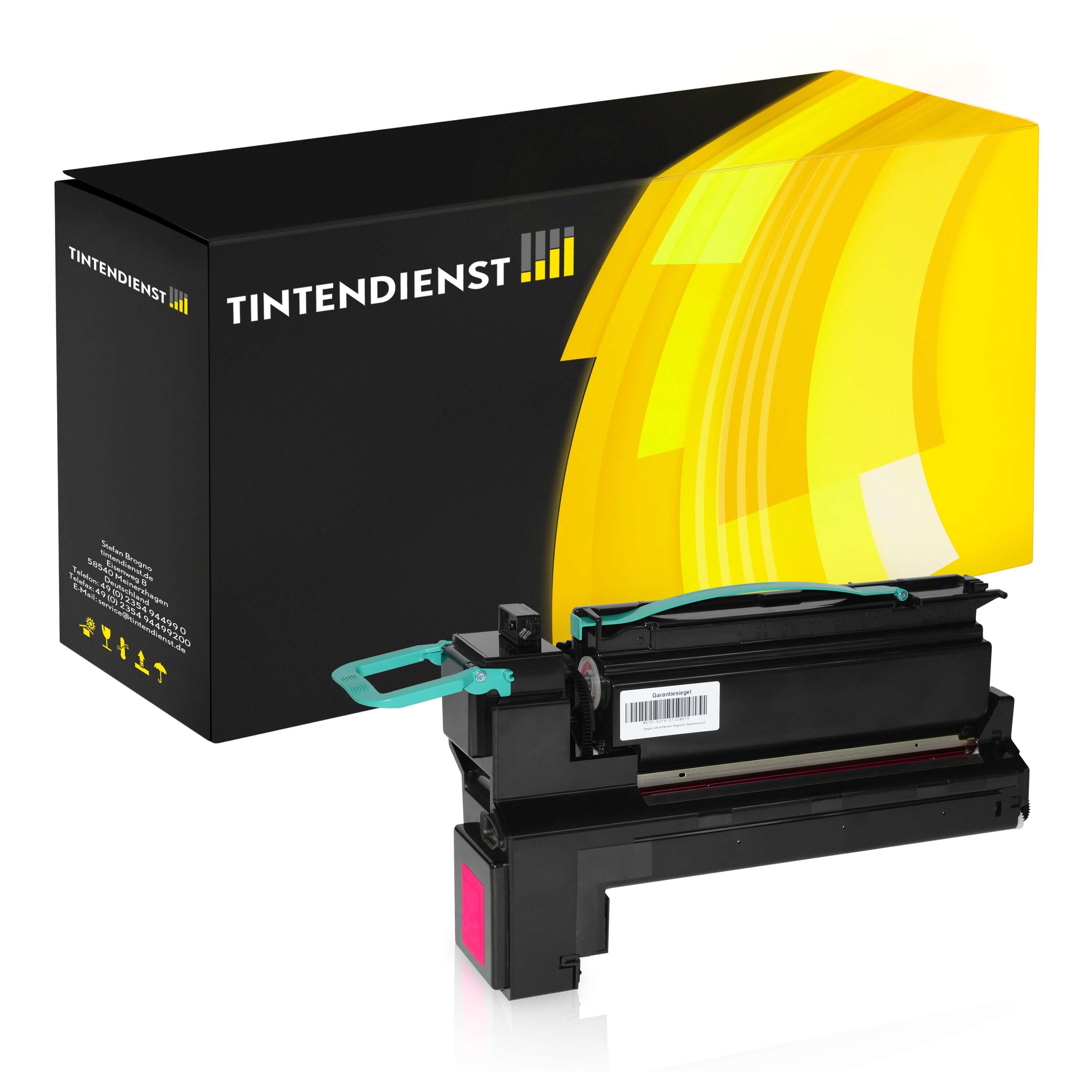 Toner kompatibel für Lexmark X 792 DTE (C792A1MG) Magenta