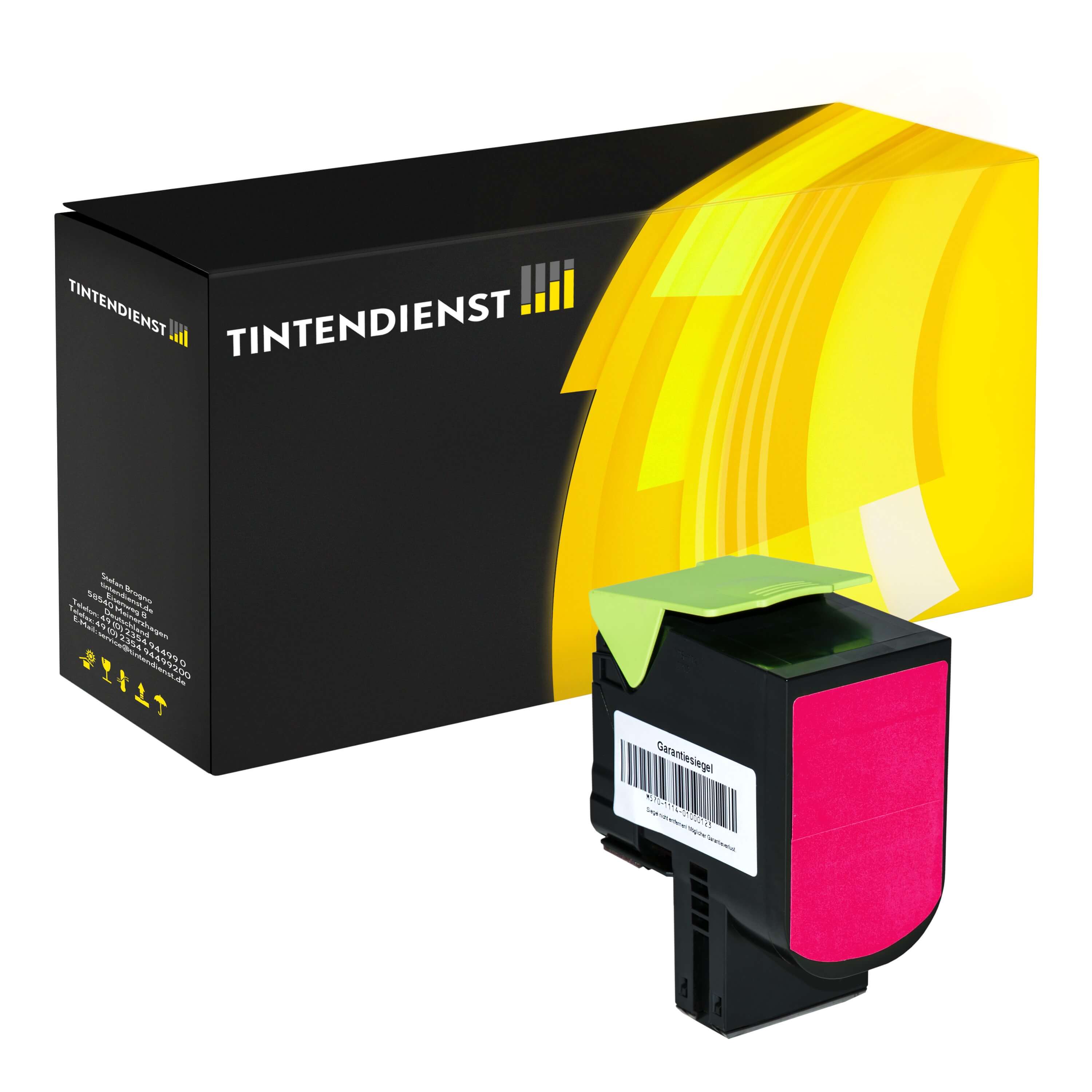 Toner kompatibel für Lexmark CX 410 e (80C0H30 / 800H3) Magenta