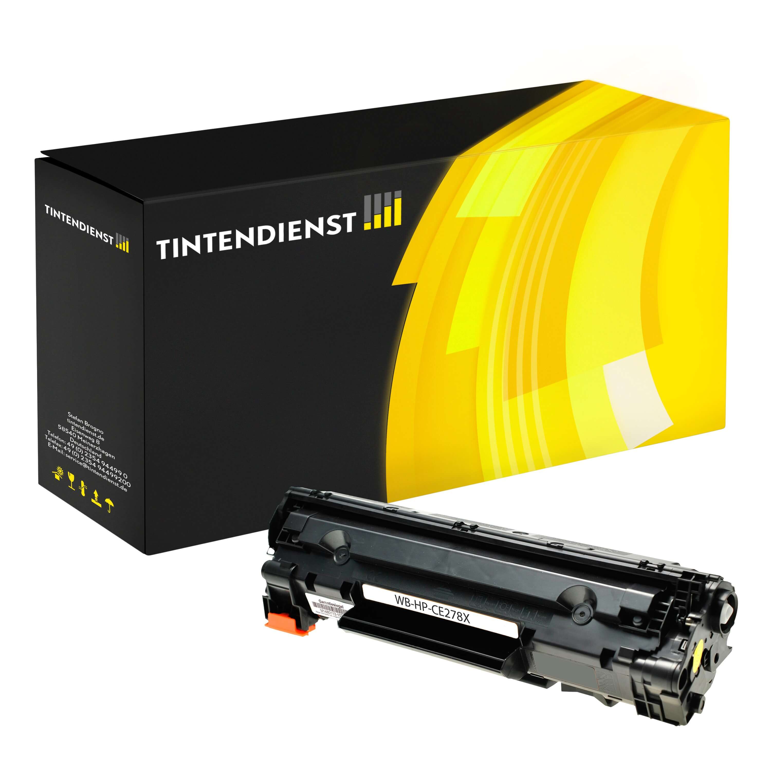 Toner kompatibel für HP LaserJet P 1566 (CE278A / 78A) Schwarz XL