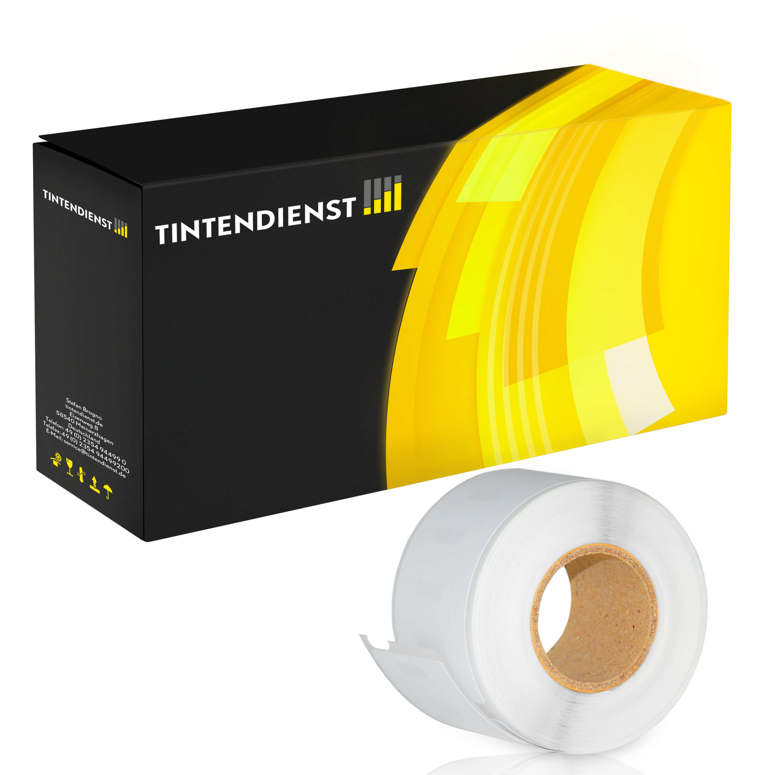 Adressetiketten kompatibel für Dymo LABELWRITER 450 Twin Turbo (99010 / S0722370) 89mm/28mm (130 Stück)