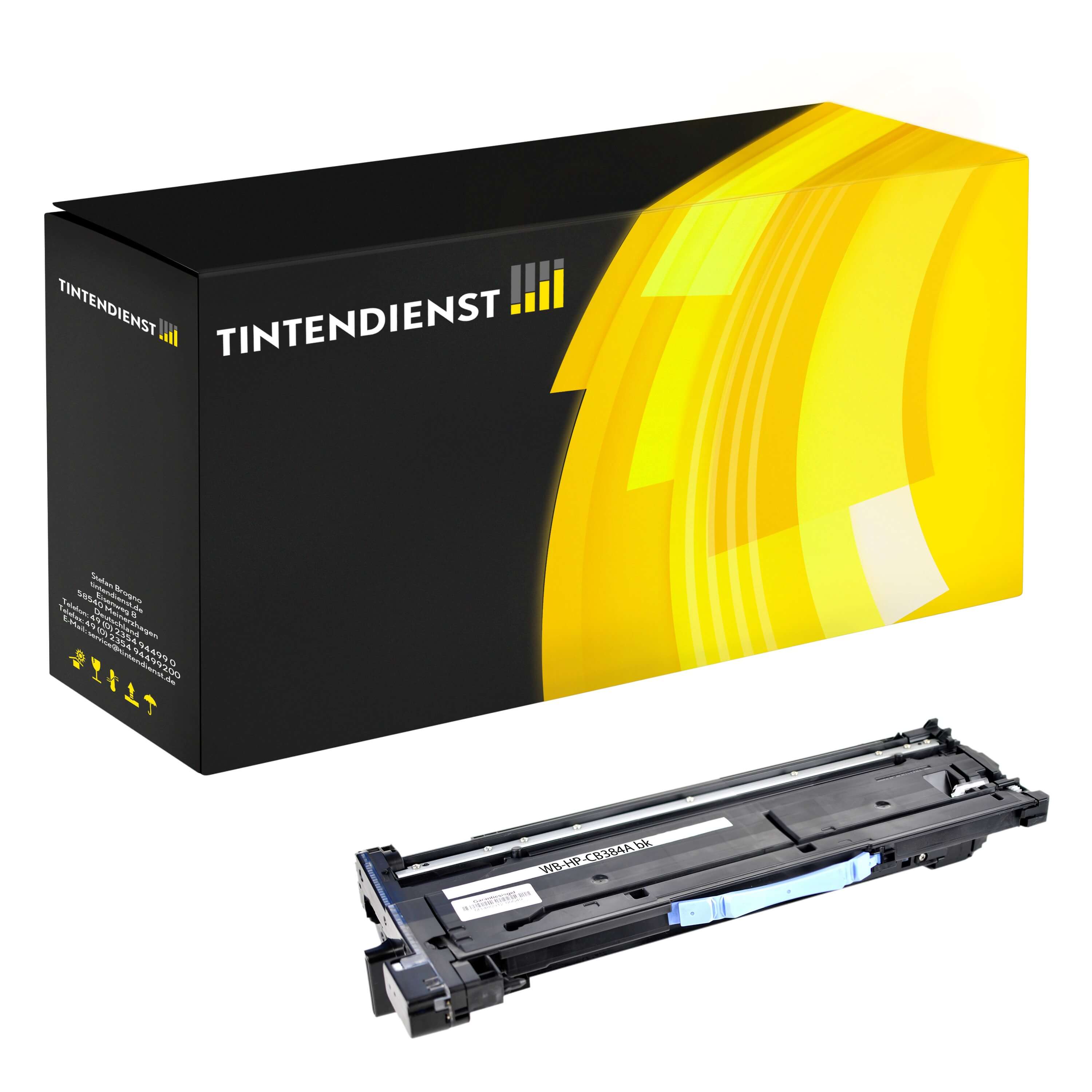 Trommel kompatibel für HP Color LaserJet CM 6030 F MFP (CB384A / 824A) Schwarz