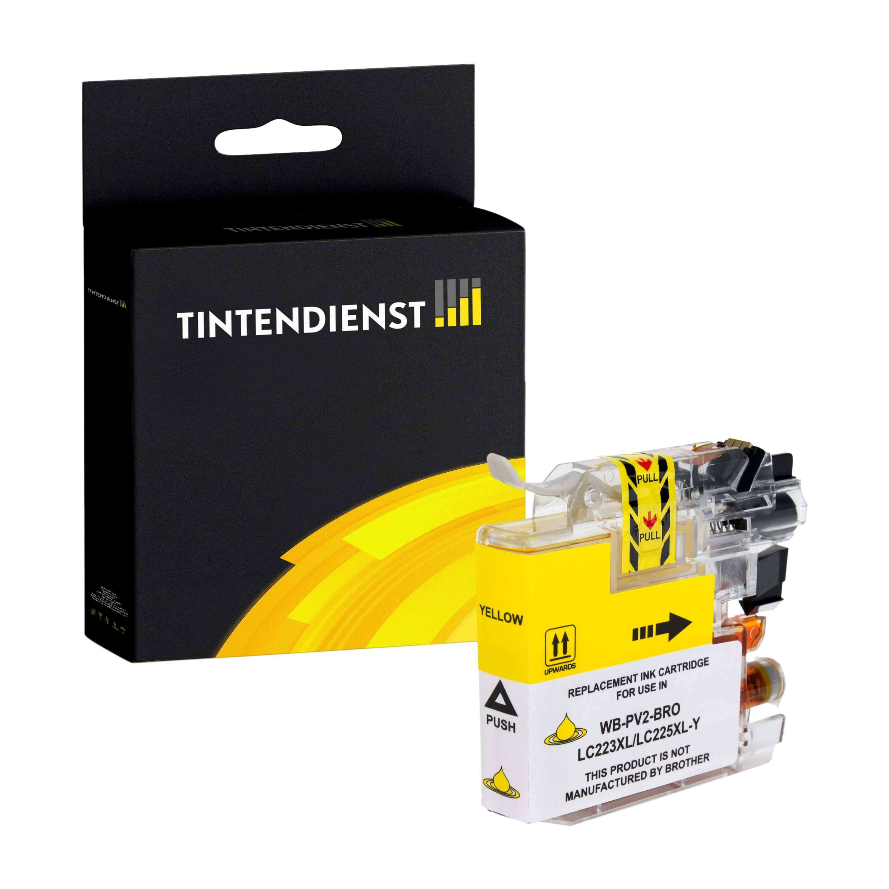 Druckerpatrone kompatibel für Brother MFC-J 5720 DW (LC-223Y) Gelb
