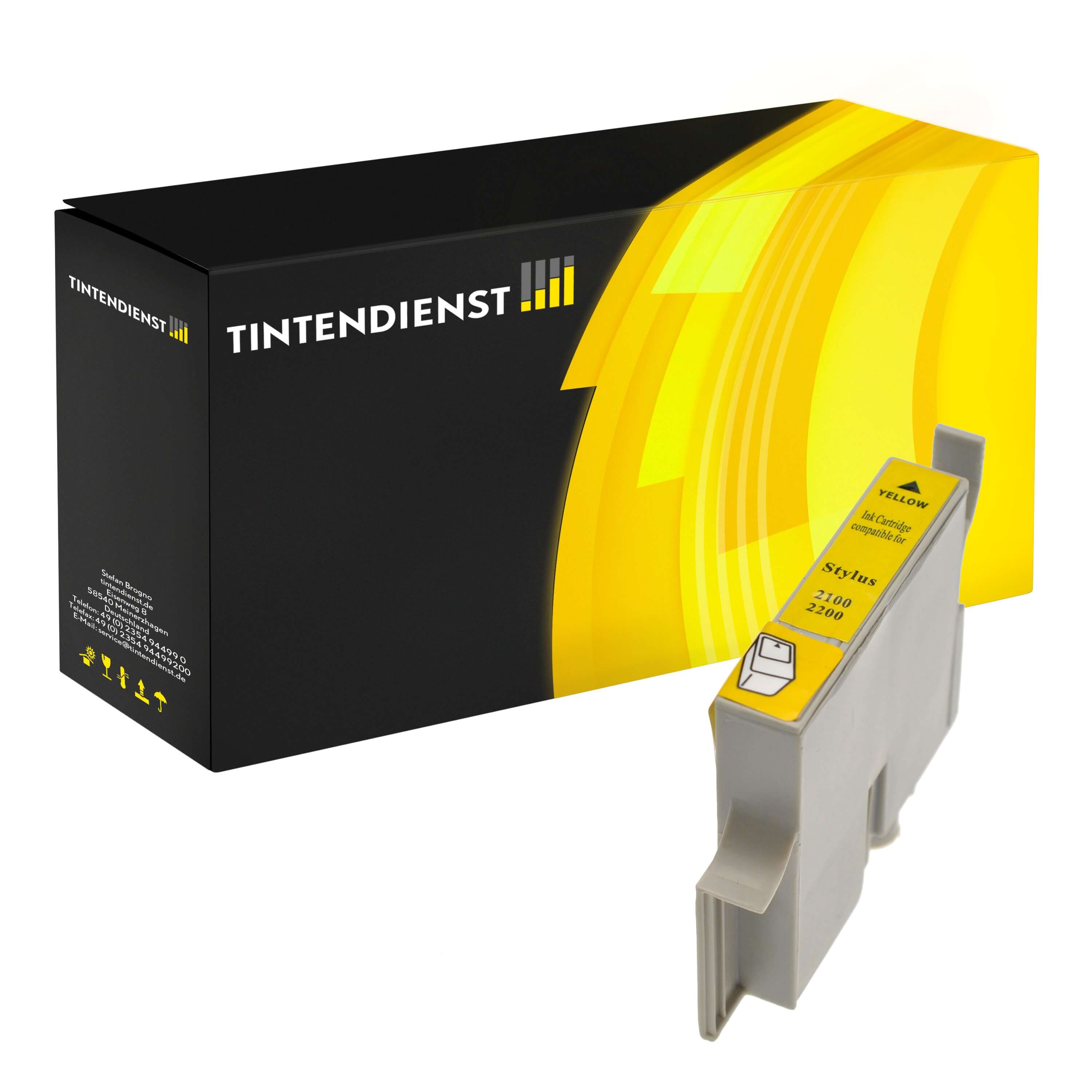 Druckerpatrone kompatibel für Epson Stylus Photo 2100 (C13T03444010 / T0344) Gelb