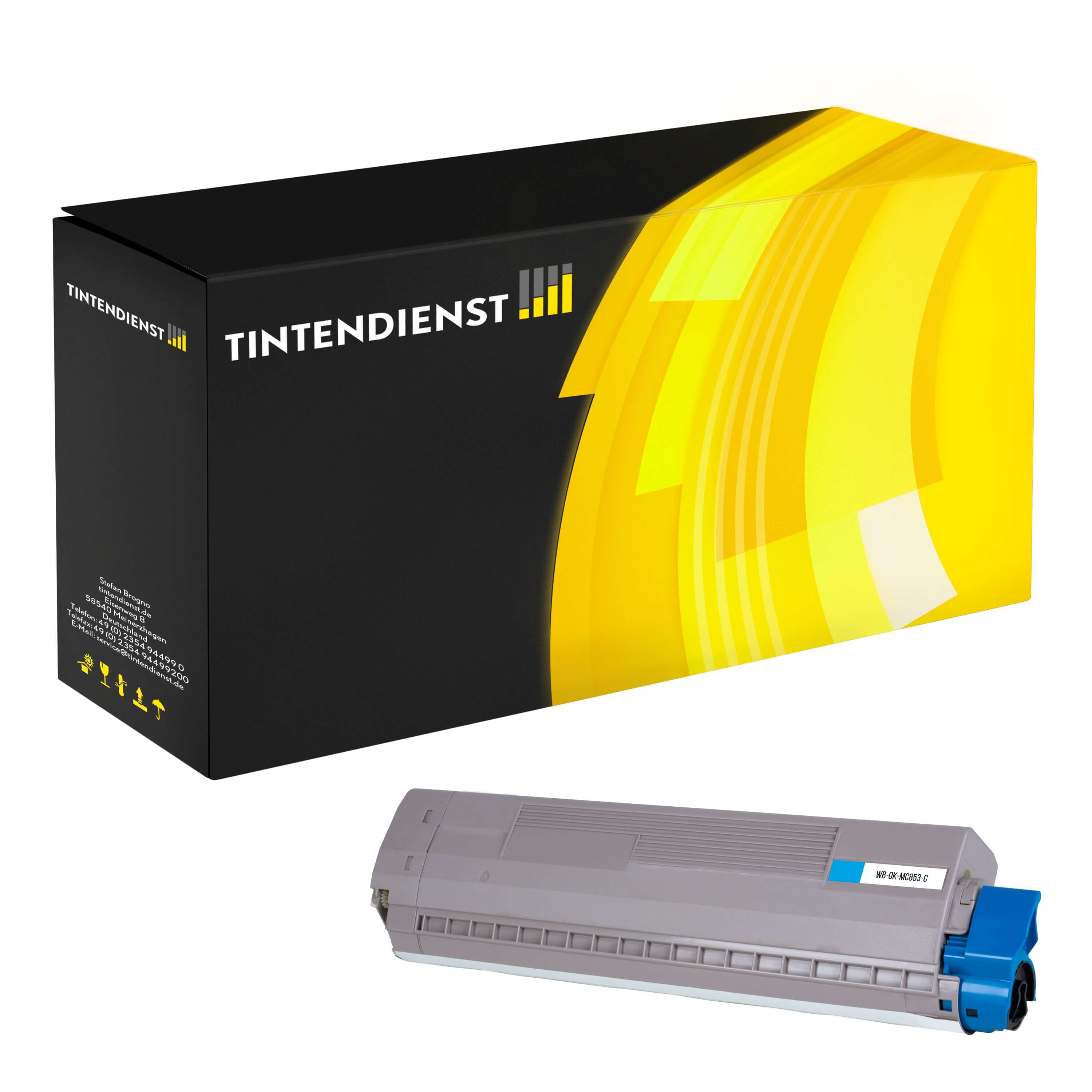 Toner kompatibel für OKI MC 873 dnv (45862839) Cyan