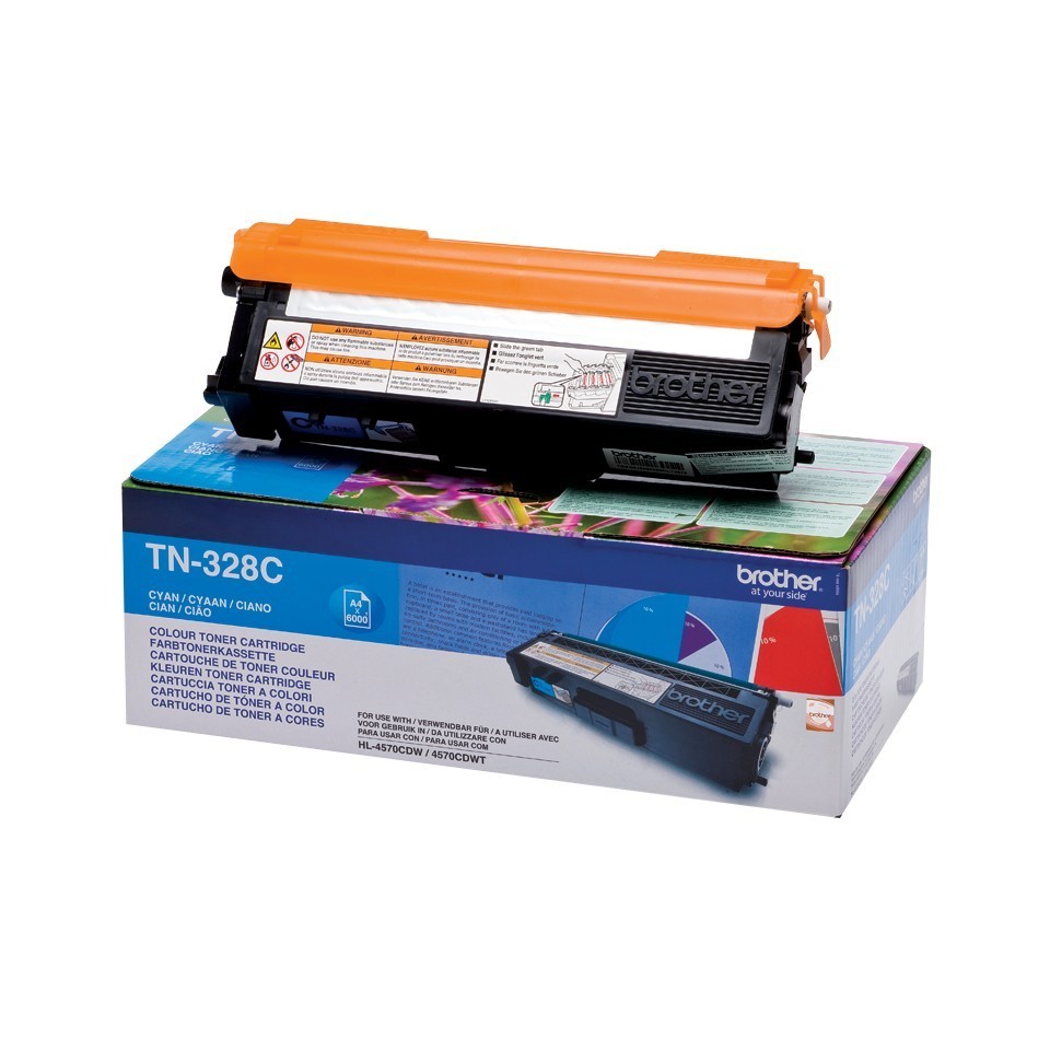 Original Toner Brother MFC-9970 CDW (TN-328C) Cyan 2XL