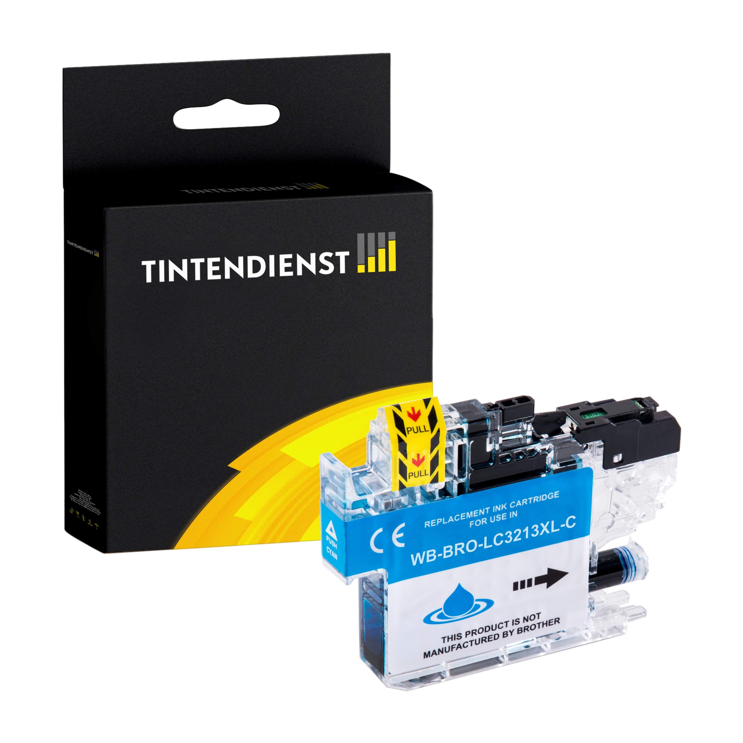 Druckerpatrone kompatibel für Brother DCP-J 770 Series (LC-3213C) Cyan