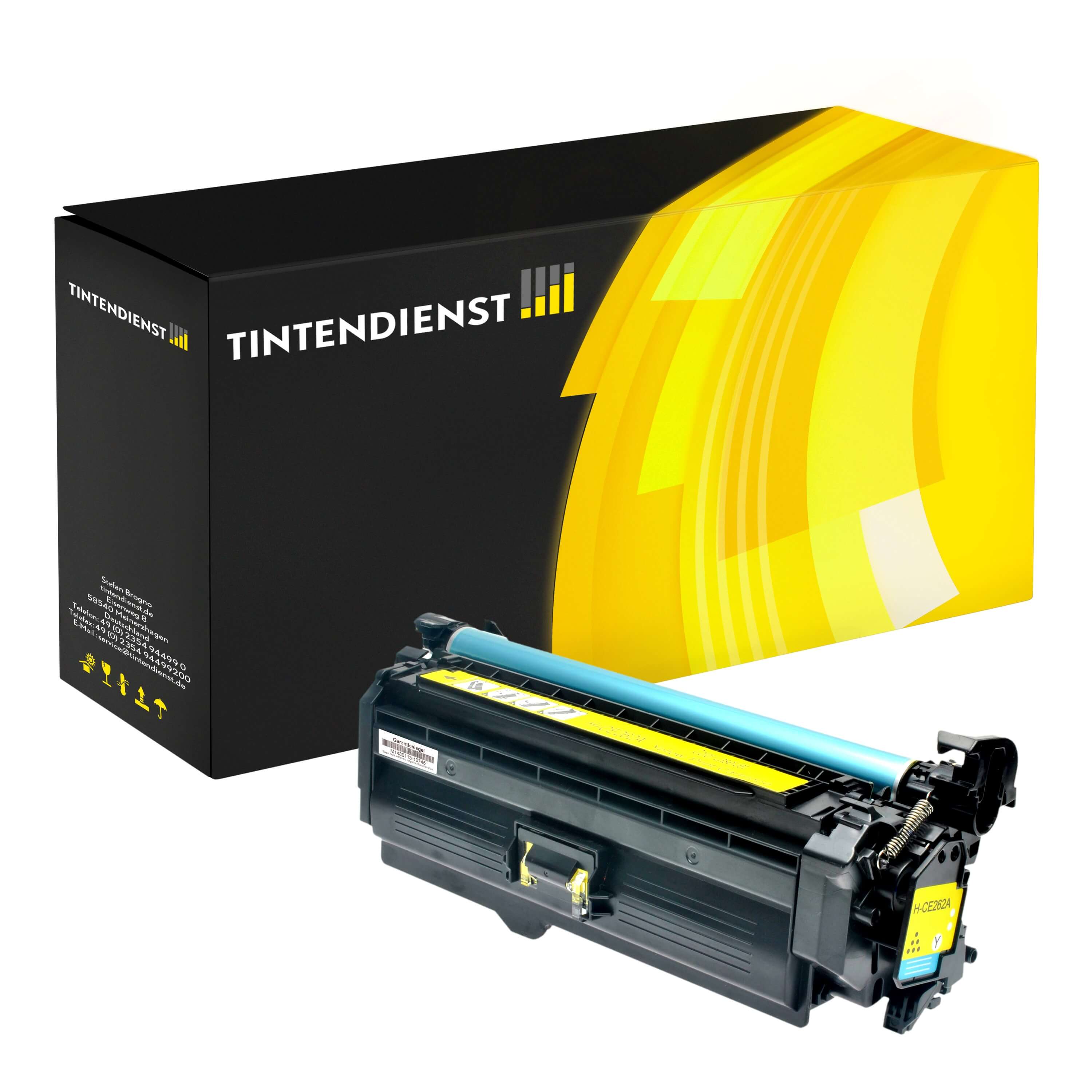 Toner kompatibel für HP Color LaserJet Enterprise CP 4525 n (CE262A / 648A) Gelb