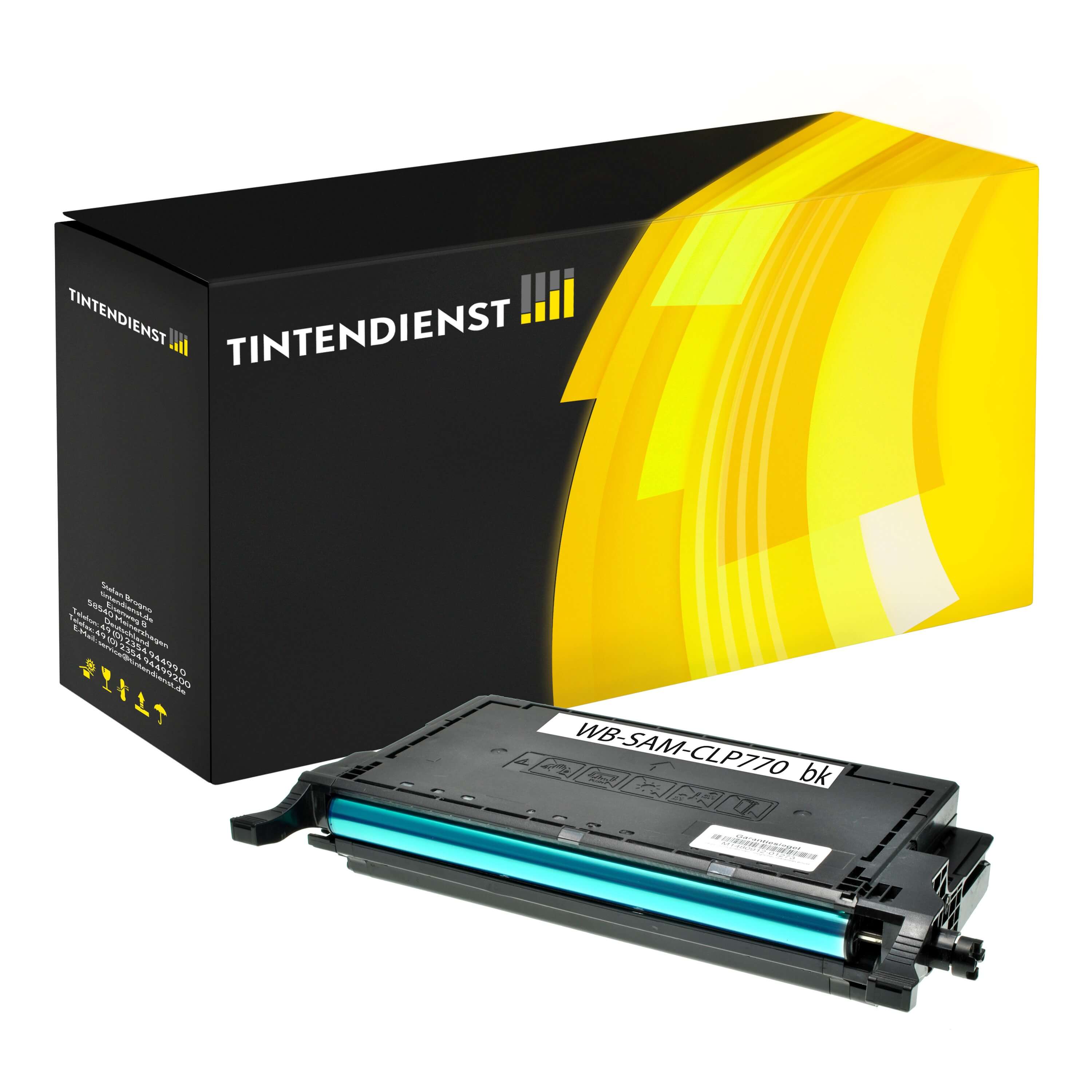 Toner kompatibel für Samsung CLP-775 ND (CLT-K6092S/ELS / K6092S) Schwarz