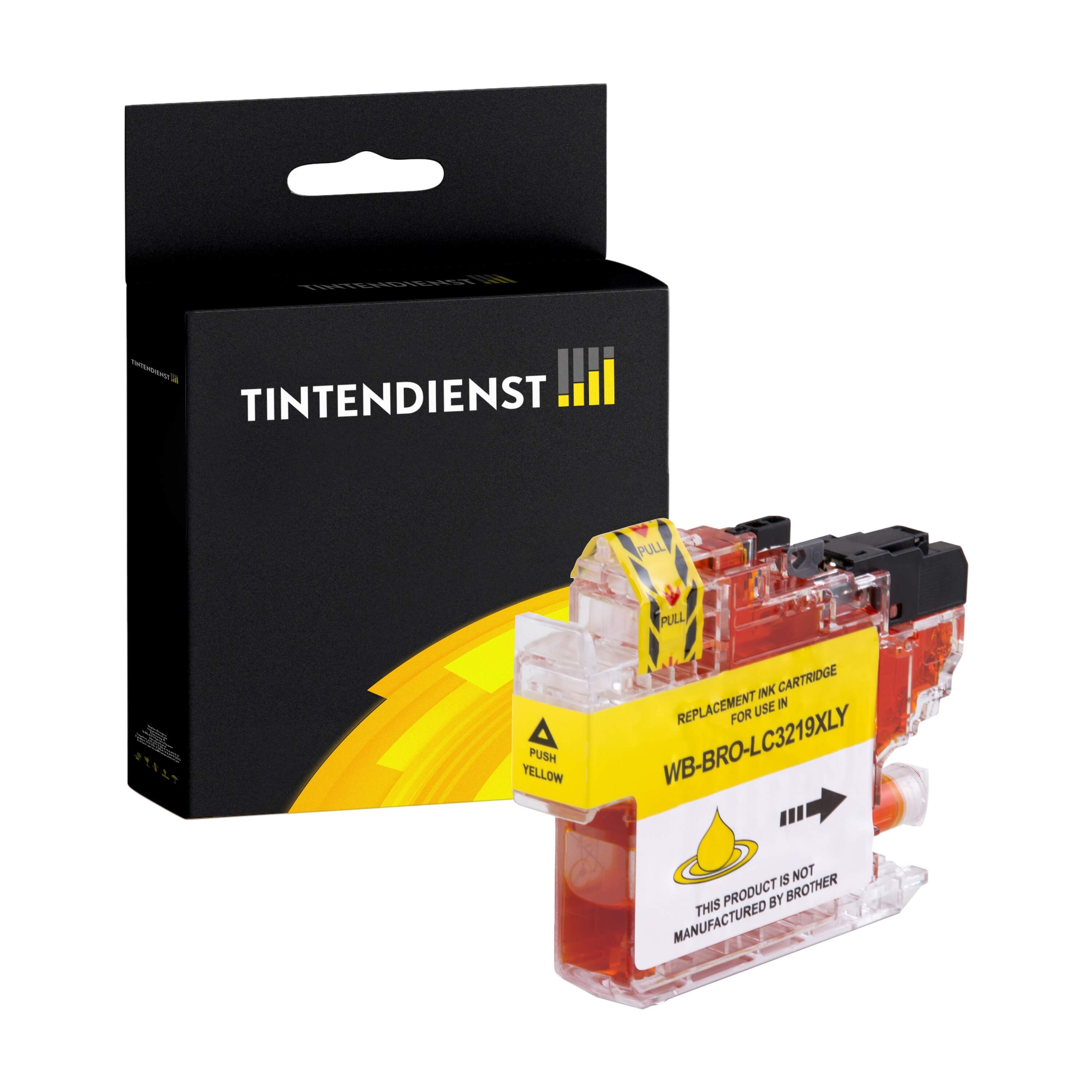 Druckerpatrone kompatibel für Brother MFC-J 5330 DW XL (LC-3219XLY) Gelb XL