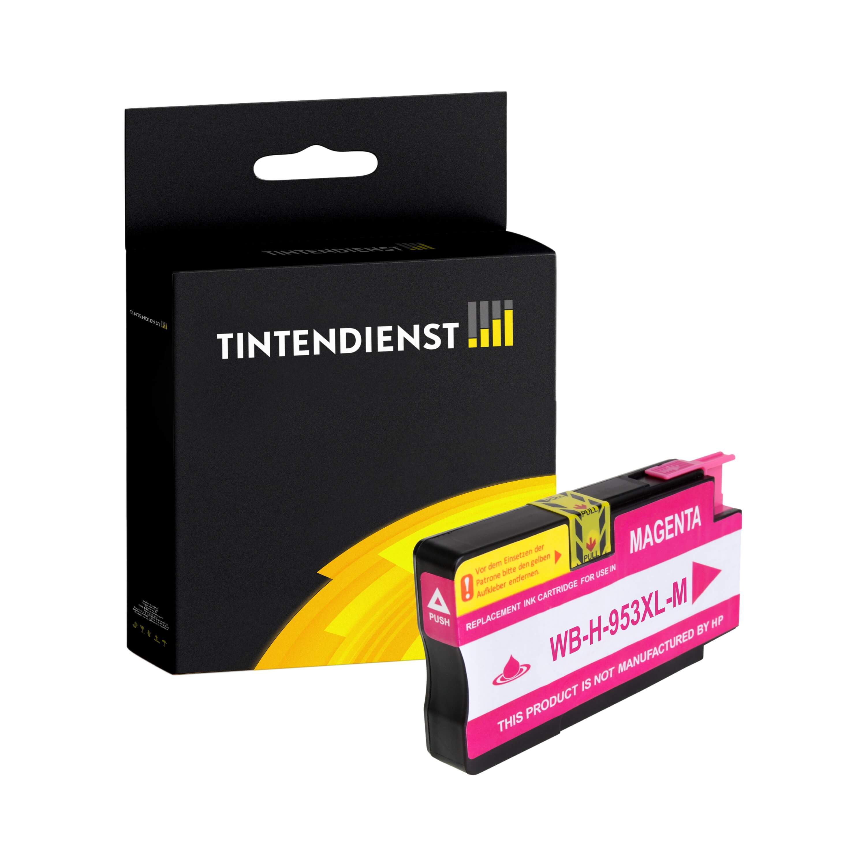 Druckerpatrone kompatibel für HP OfficeJet Pro 7730 (F6U17AE / 953XL) Magenta