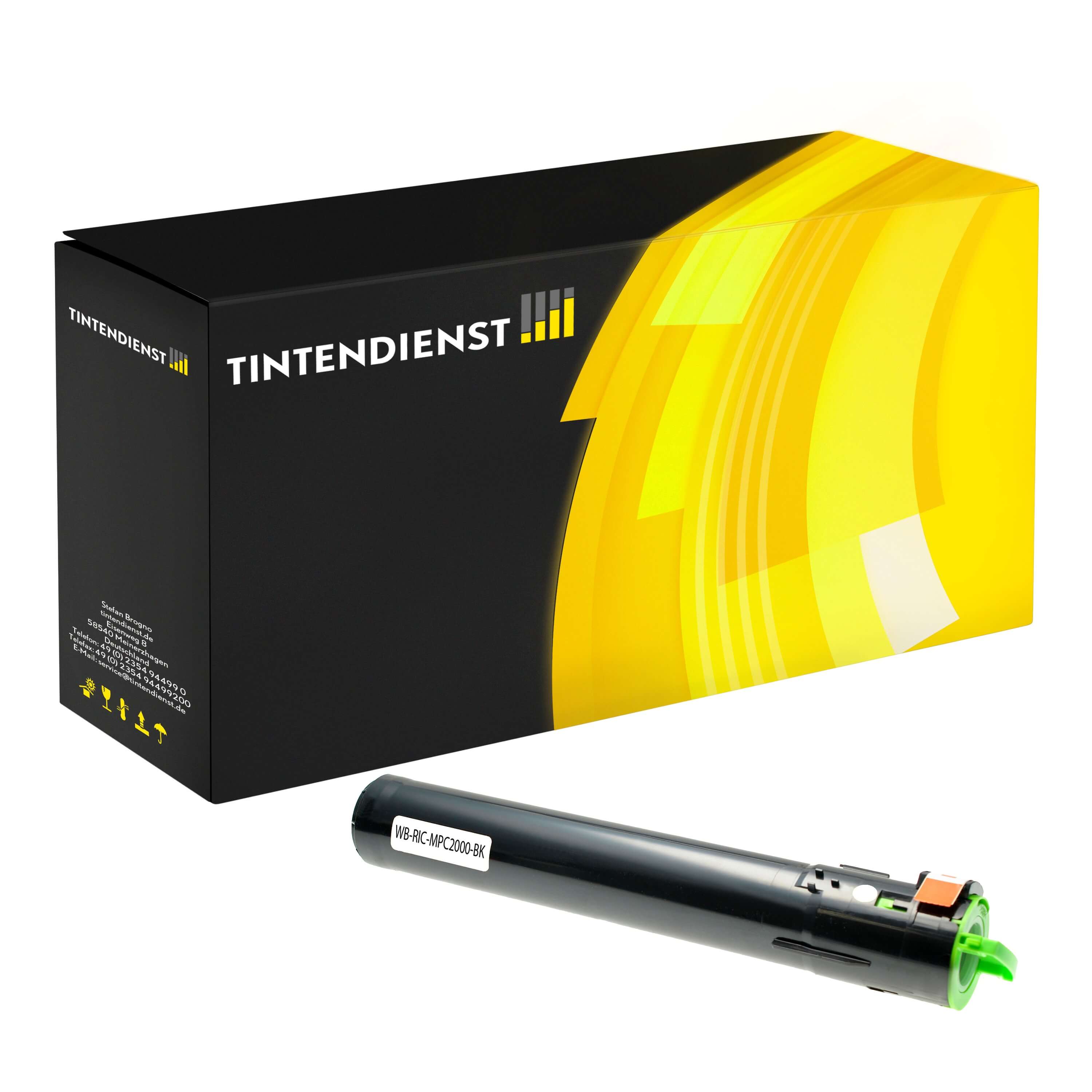 Toner kompatibel für NRG MP C-2500 E 1 (842030 / DT3000BLK) Schwarz