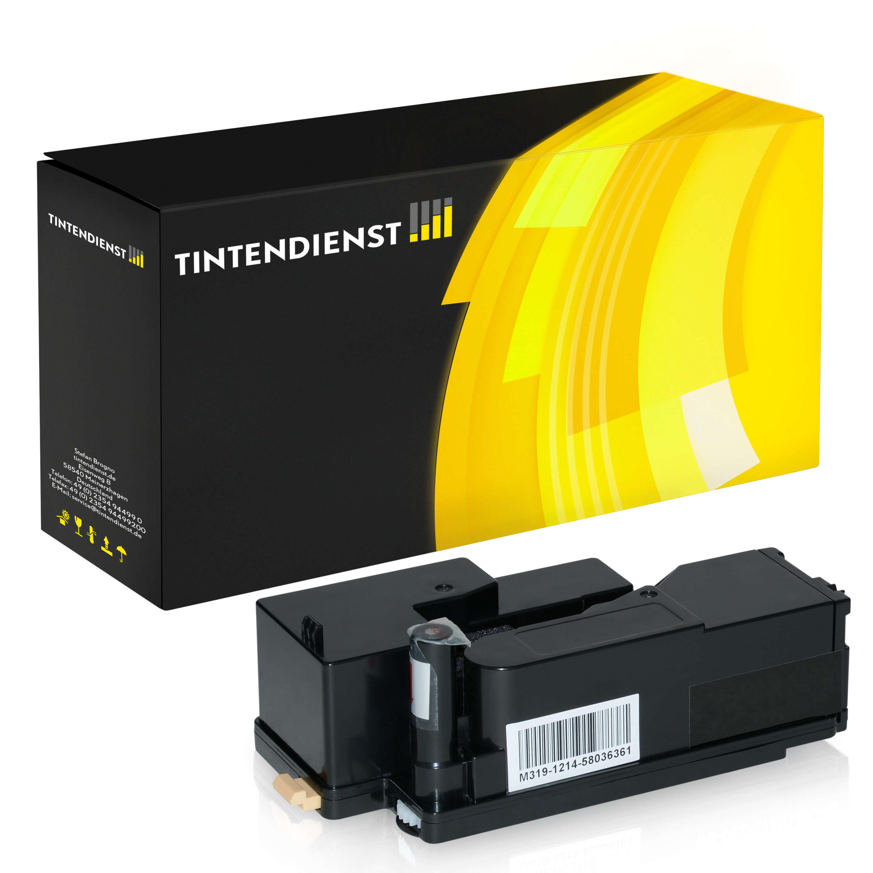 Toner kompatibel für Dell C 1660 w (593-11130 / 7C6F7) Schwarz