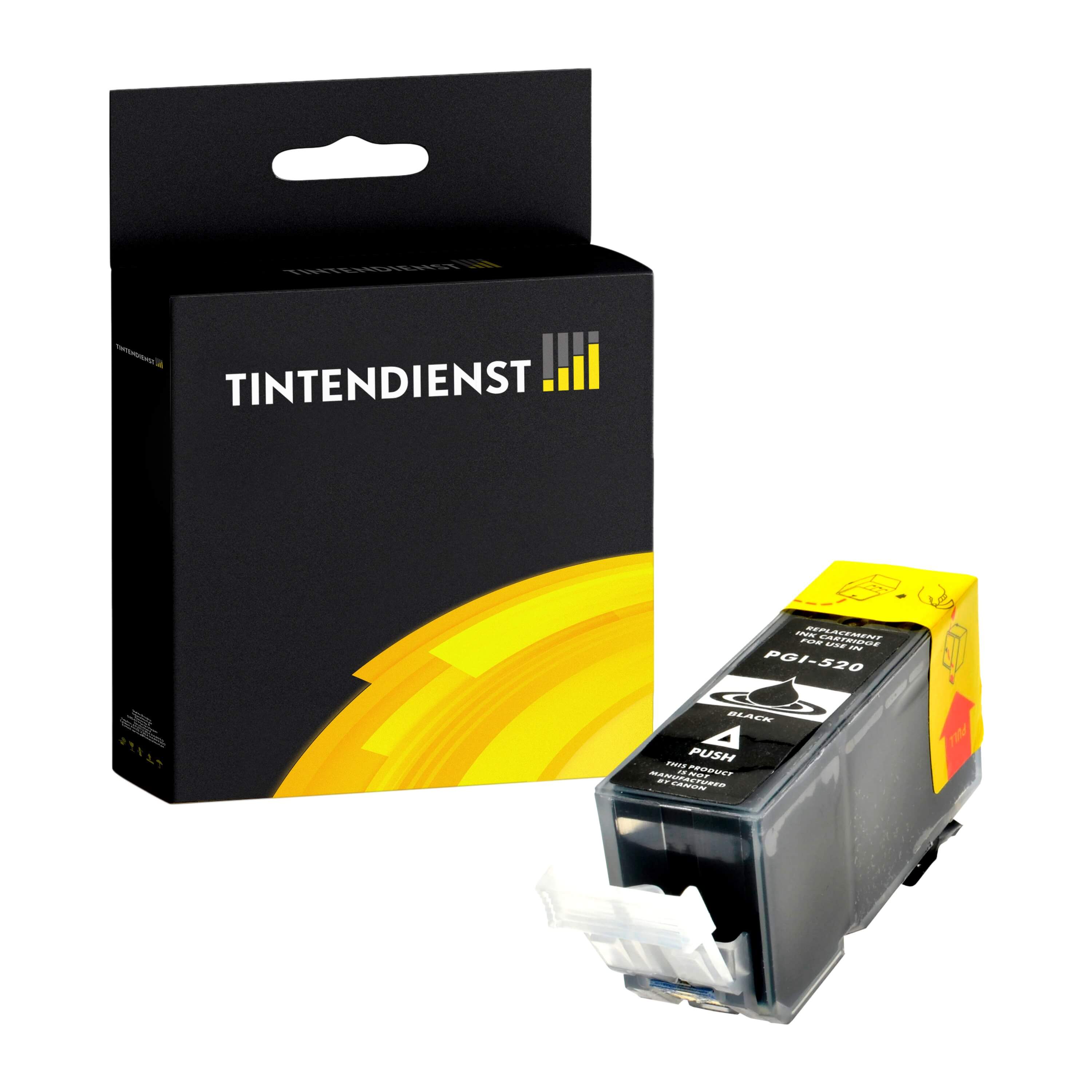 Druckerpatrone kompatibel für Canon Pixma MP 640 (2932B001 / PGI-520PGBK) Schwarz