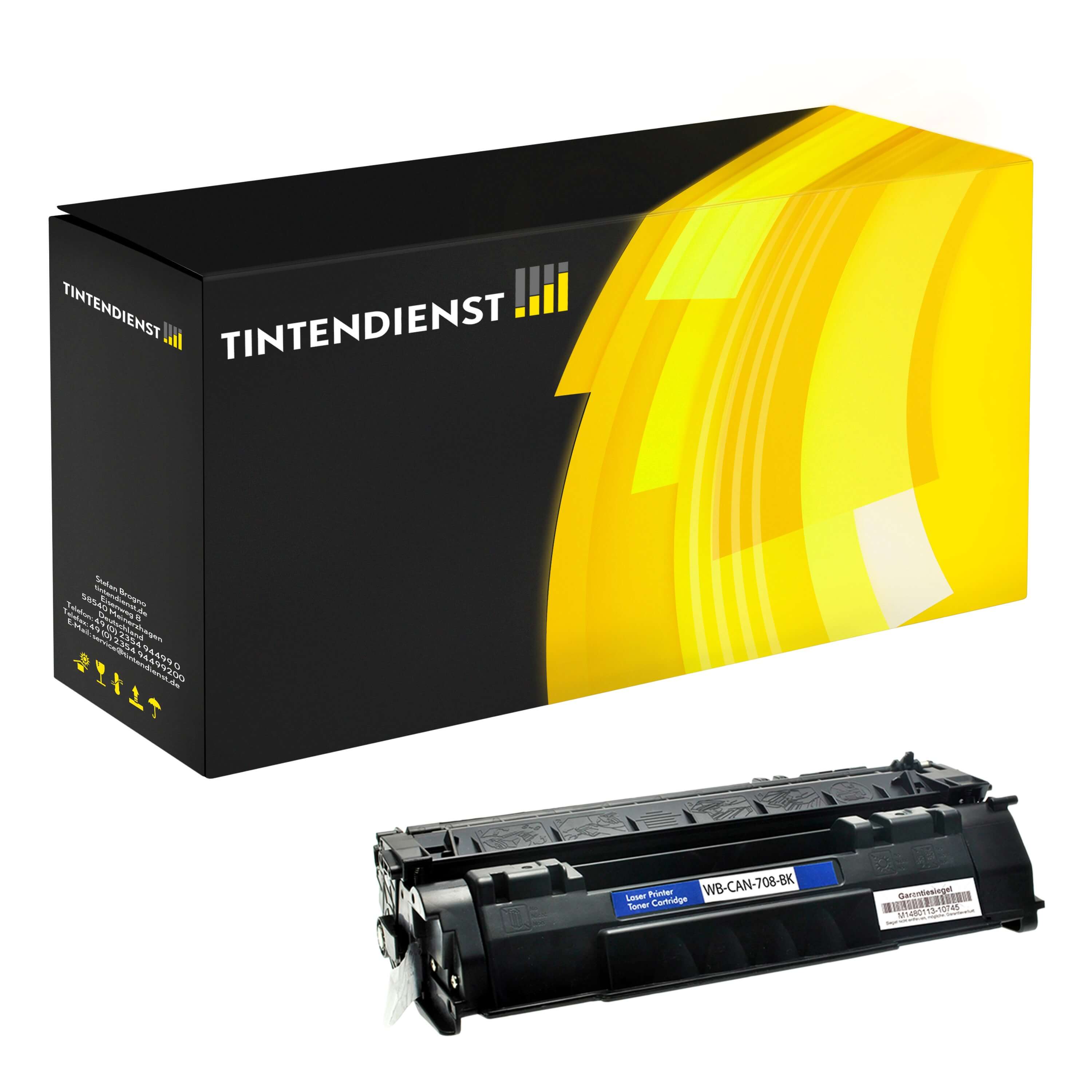 Toner kompatibel für Canon i-SENSYS LBP-3300 (0266B002 / 708) Schwarz