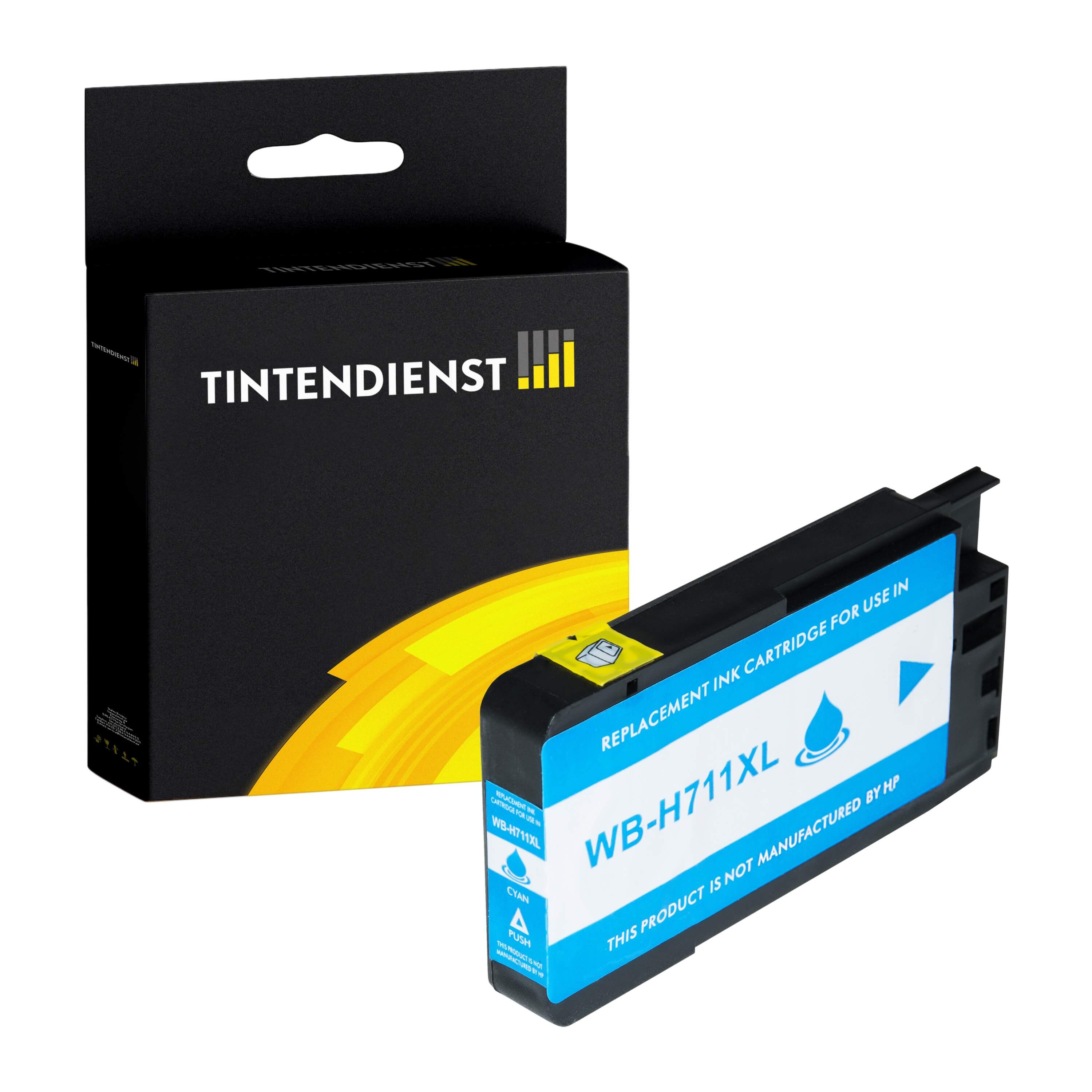 Druckerpatrone kompatibel für HP DesignJet T 530 Series (CZ130A / 711) Cyan