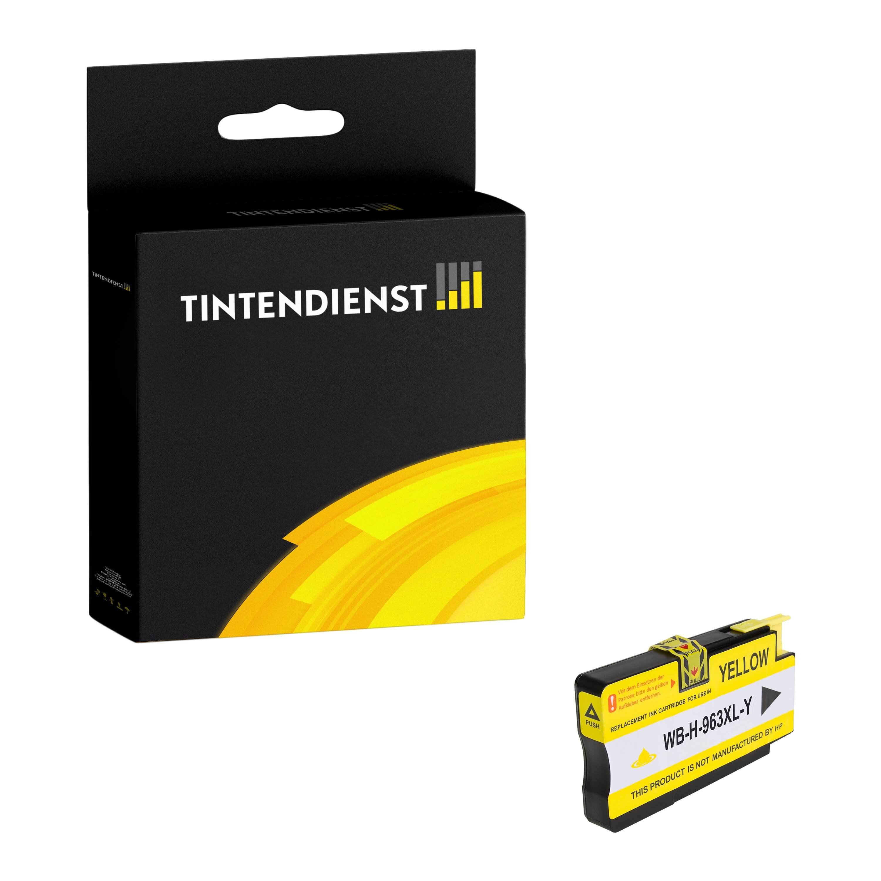 Druckerpatrone kompatibel für HP OfficeJet Pro 9012 (3JA29AE / 963XL) Gelb