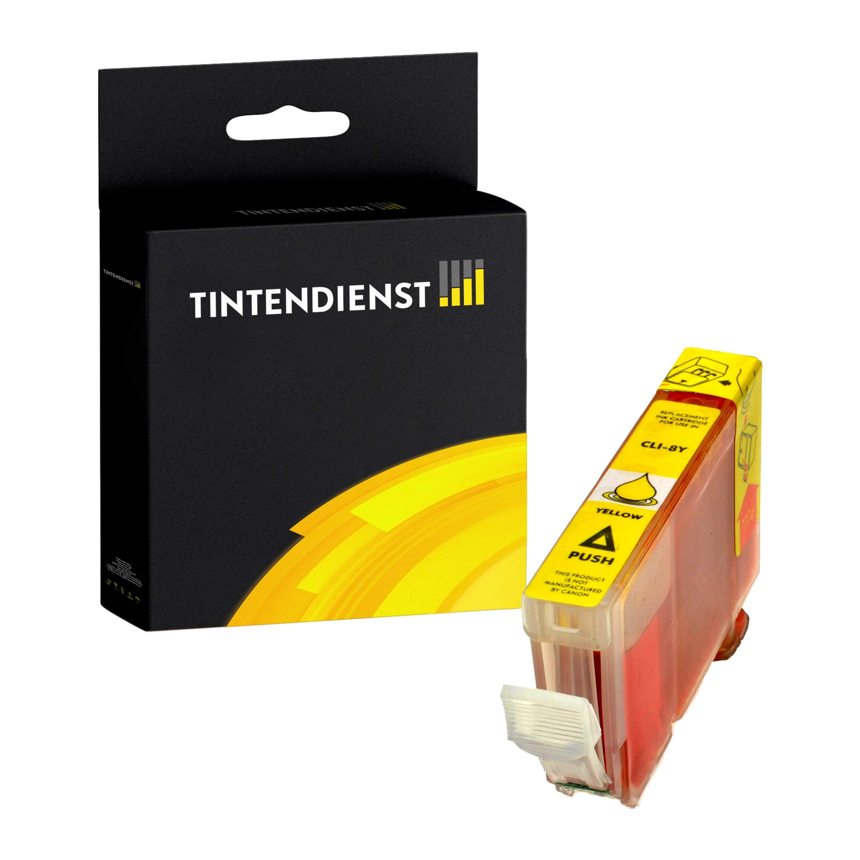 Druckerpatrone kompatibel für Canon Pixma IP 6600 D (0623B001 / CLI-8Y) Gelb
