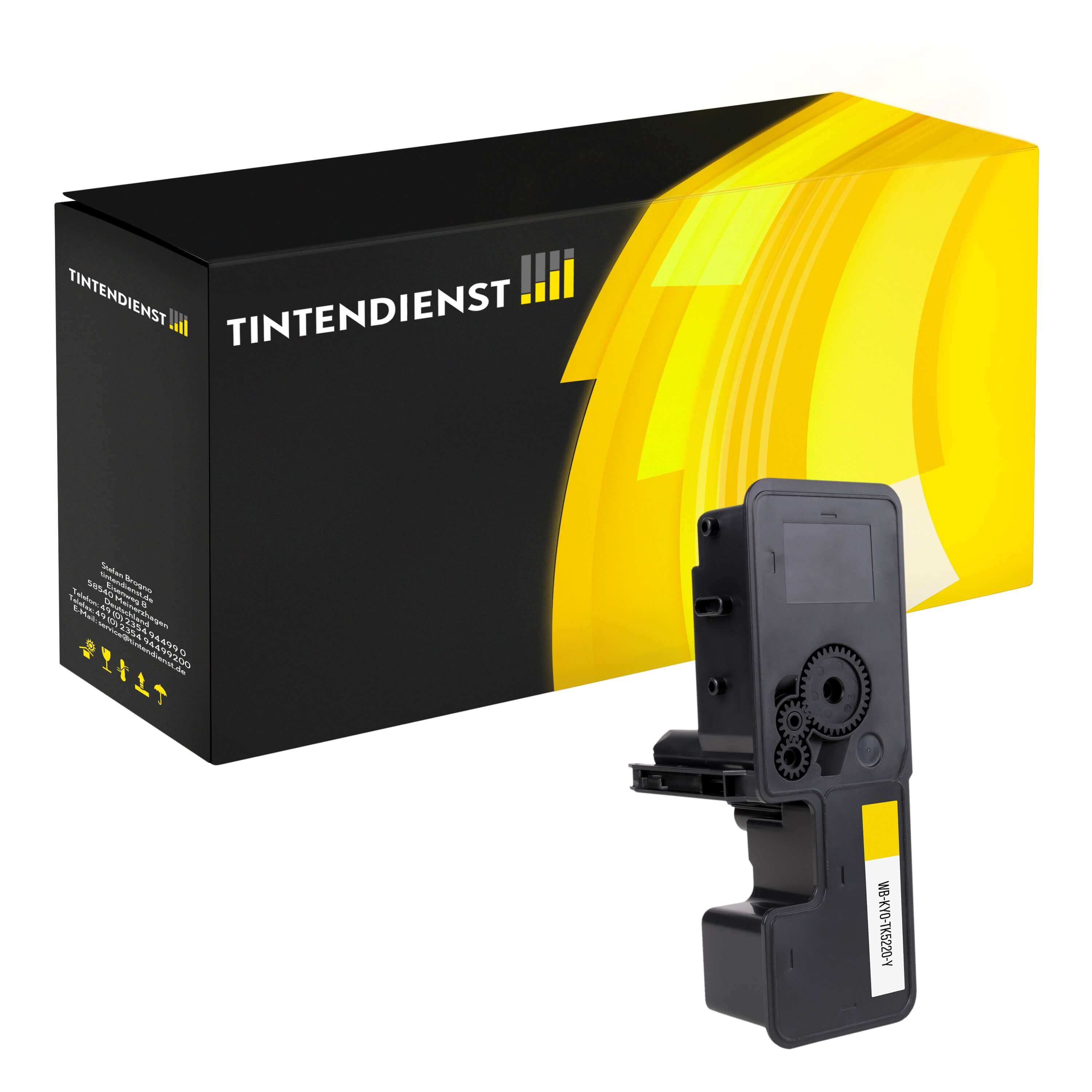 Toner kompatibel für Kyocera Ecosys P 5021 Series (1T02R9ANL1 / TK-5220Y) Gelb