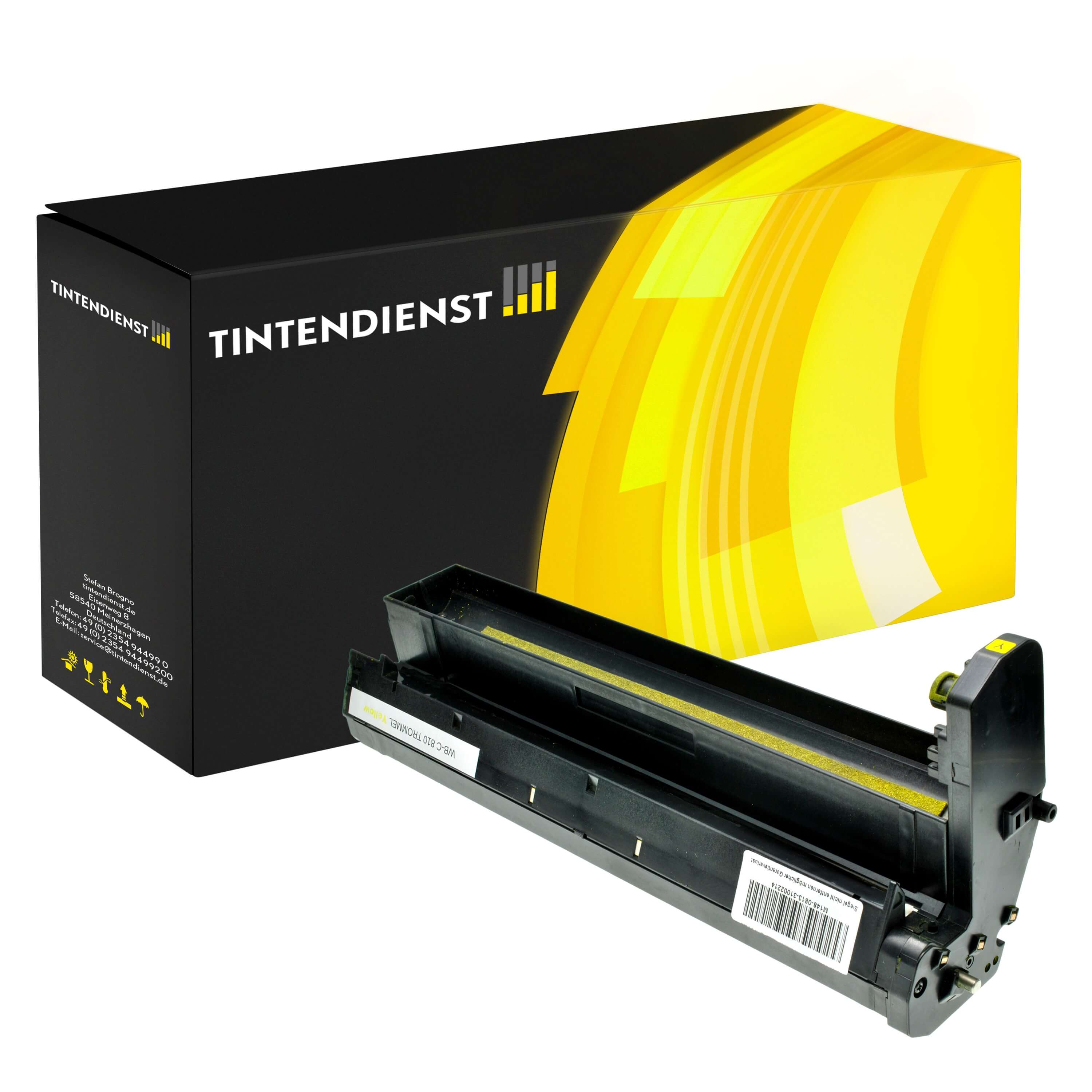 Trommel kompatibel für OKI C 810 CDTN (44064009) Gelb