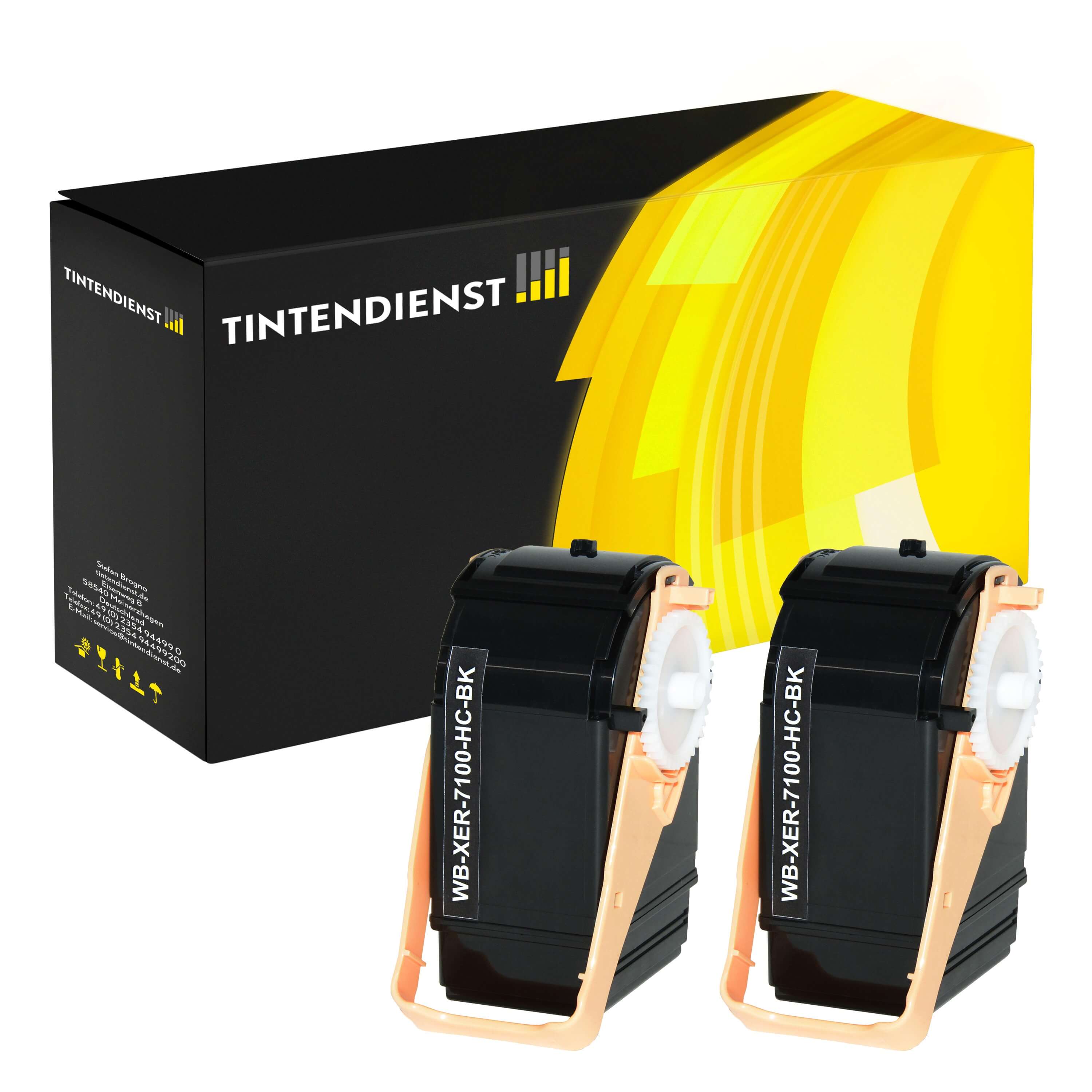 Toner kompatibel für Xerox Phaser 7100 dn (106R02605) Schwarz