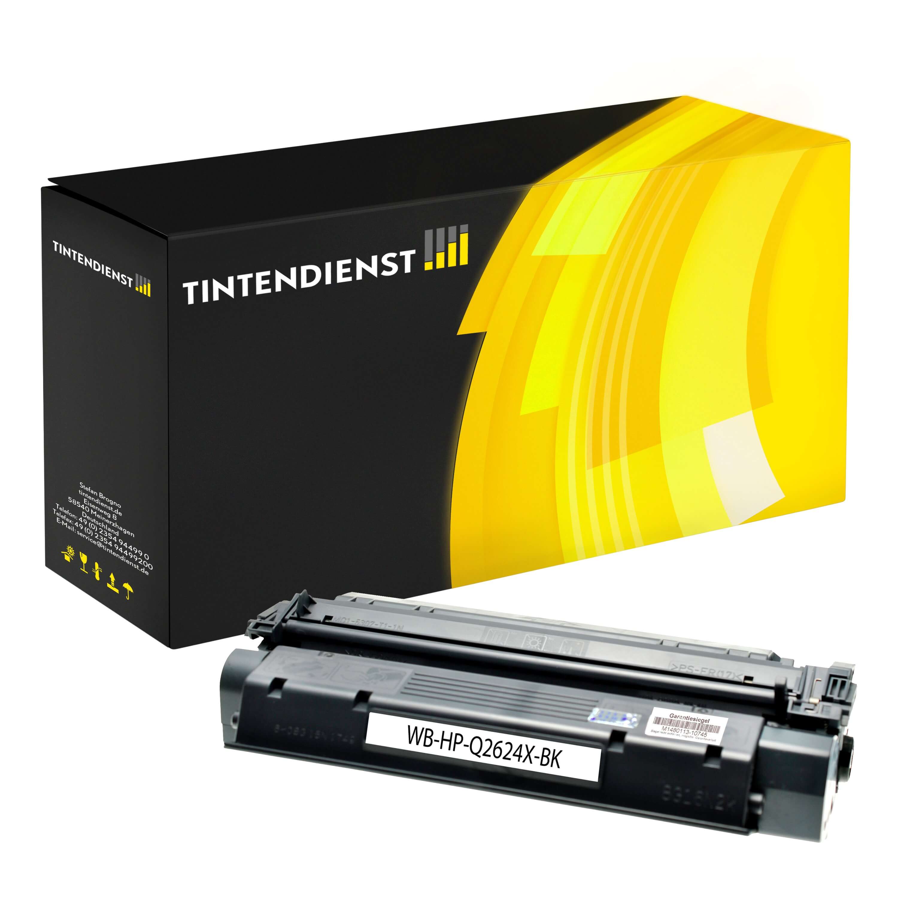 Toner kompatibel für HP 24X / Q2624X Schwarz