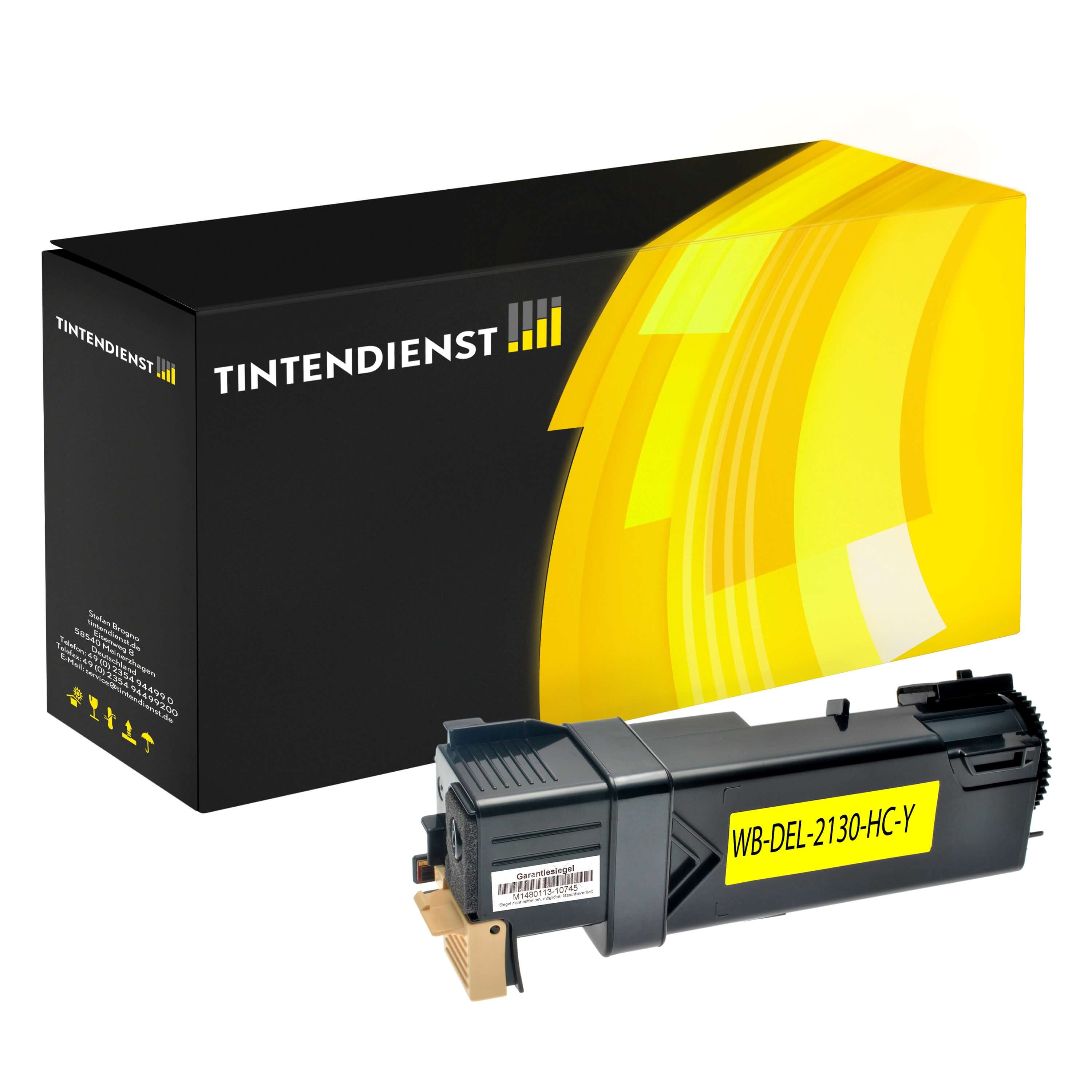 Toner kompatibel für Dell 2130 cn (593-10314 / FM066) Gelb