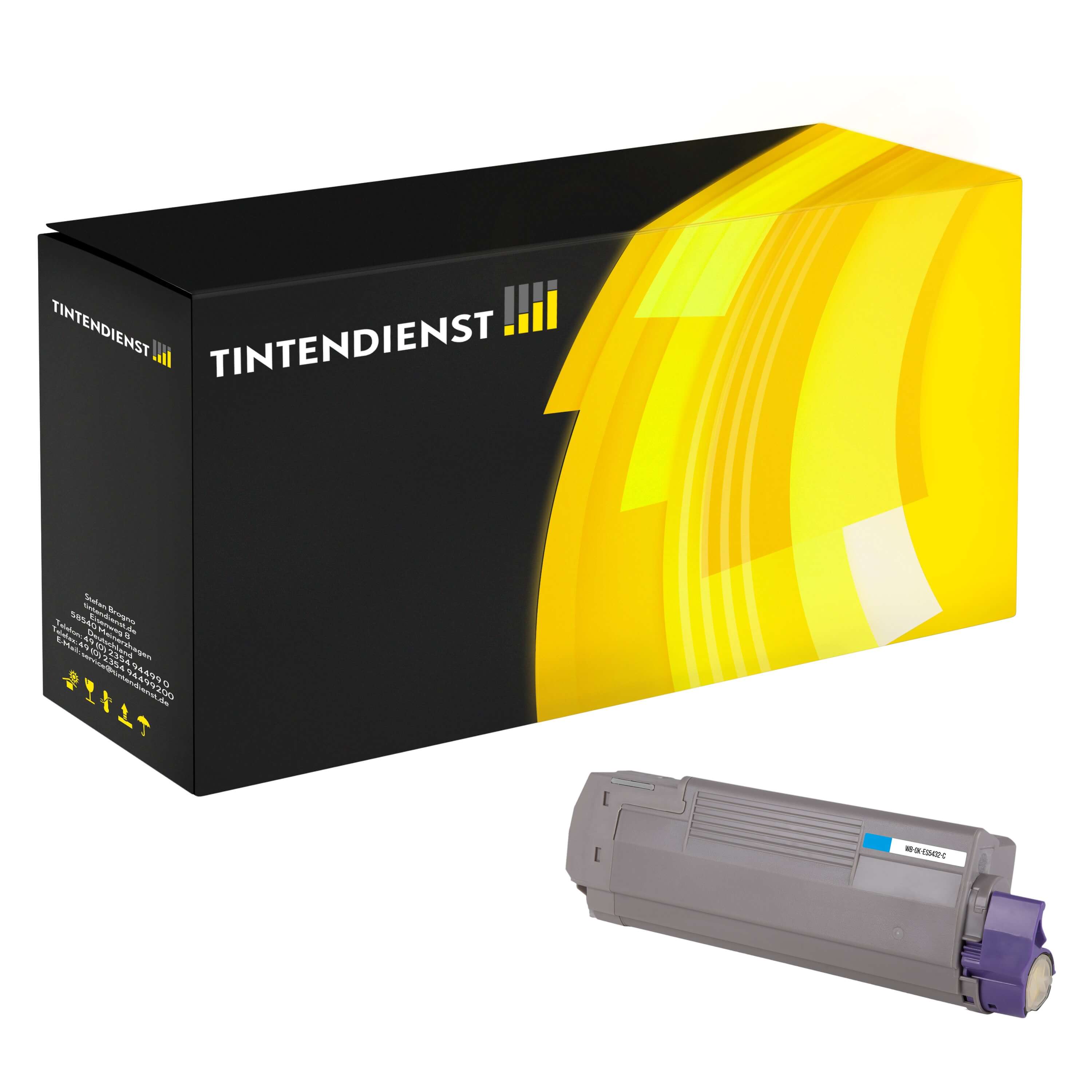 Toner kompatibel für OKI 46490623 Cyan