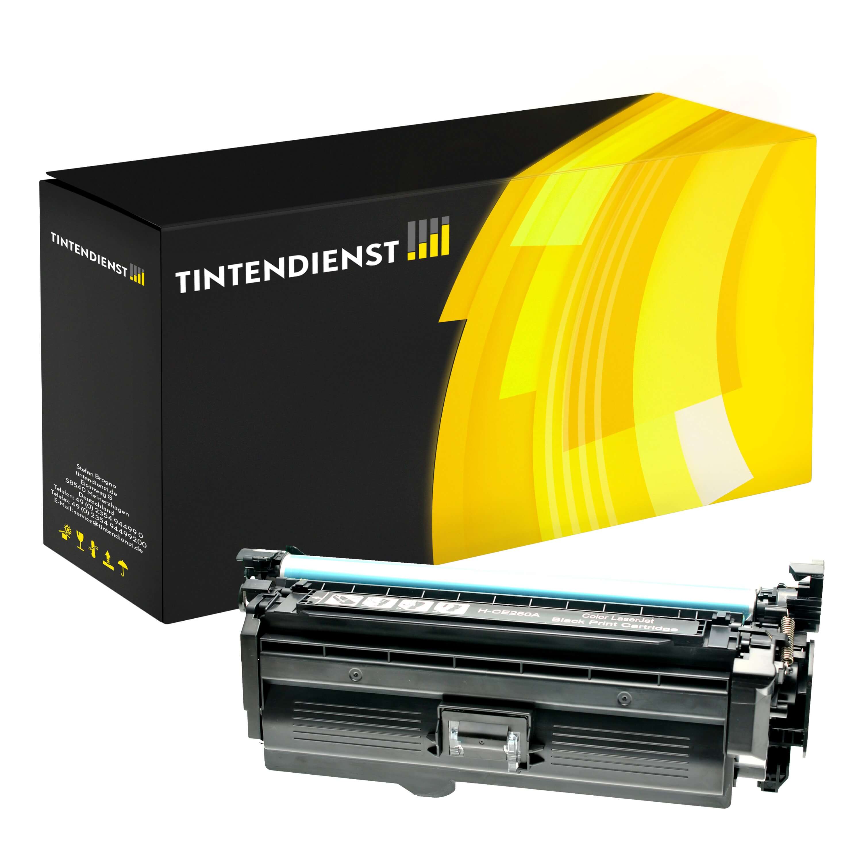 Toner kompatibel für HP Color LaserJet CP 4520 n (CE260A / 647A) Schwarz