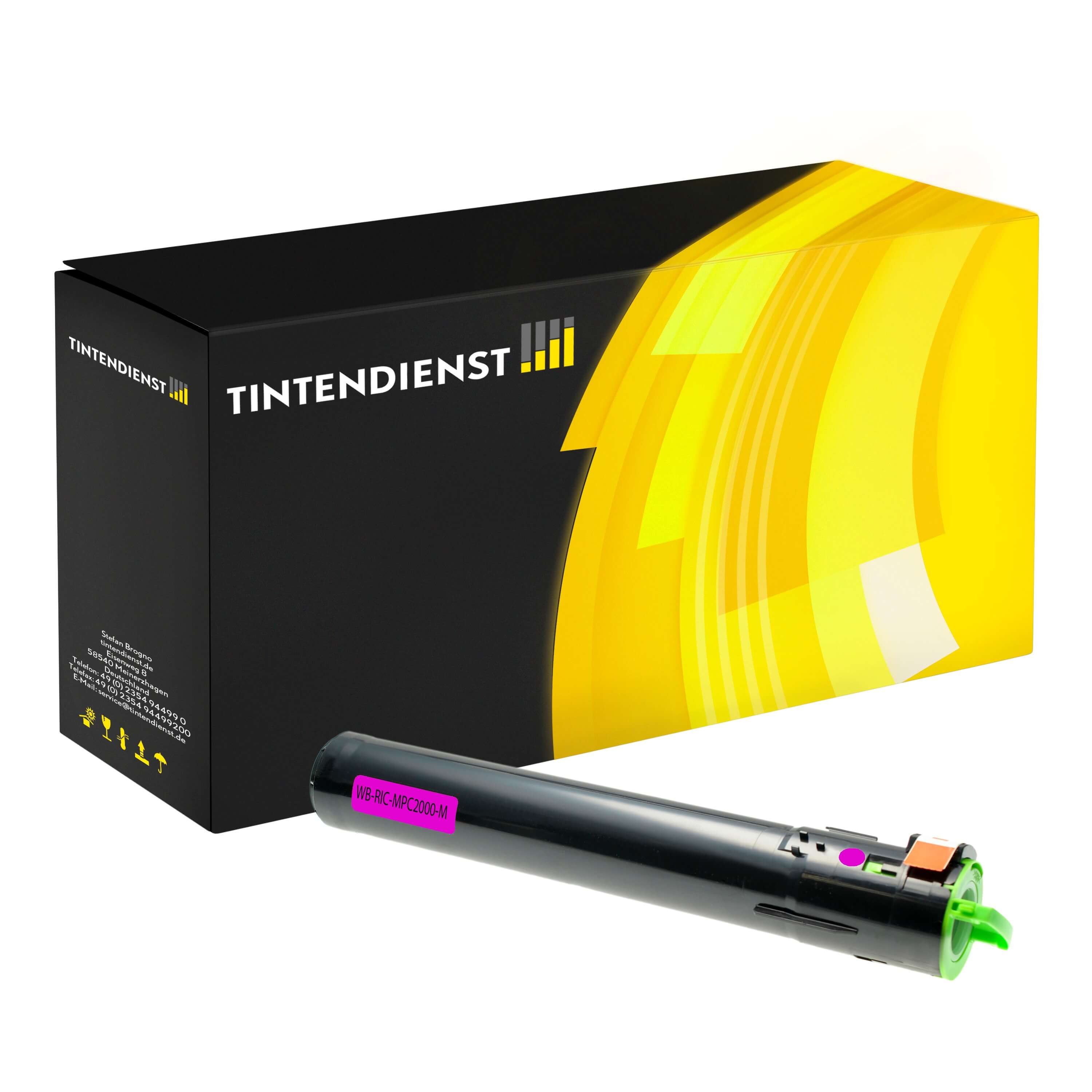 Toner kompatibel für Ricoh MP C 2500 (842032 / DT3000M) Magenta