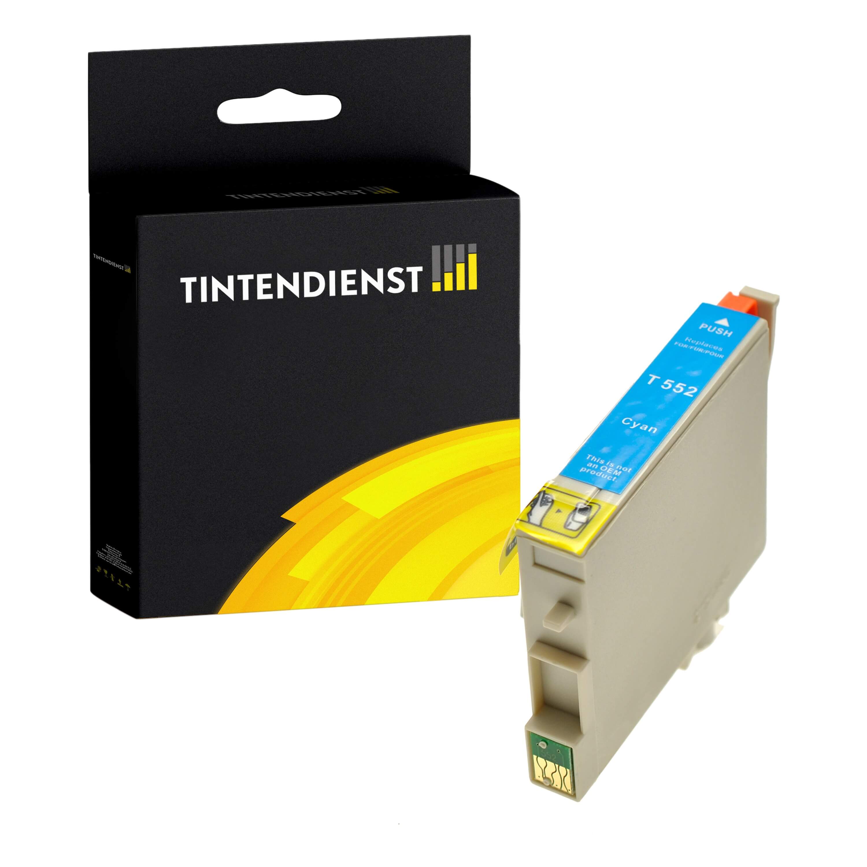 Druckerpatrone kompatibel für Epson Stylus Photo R 245 (C13T05524010 / T0552) Cyan