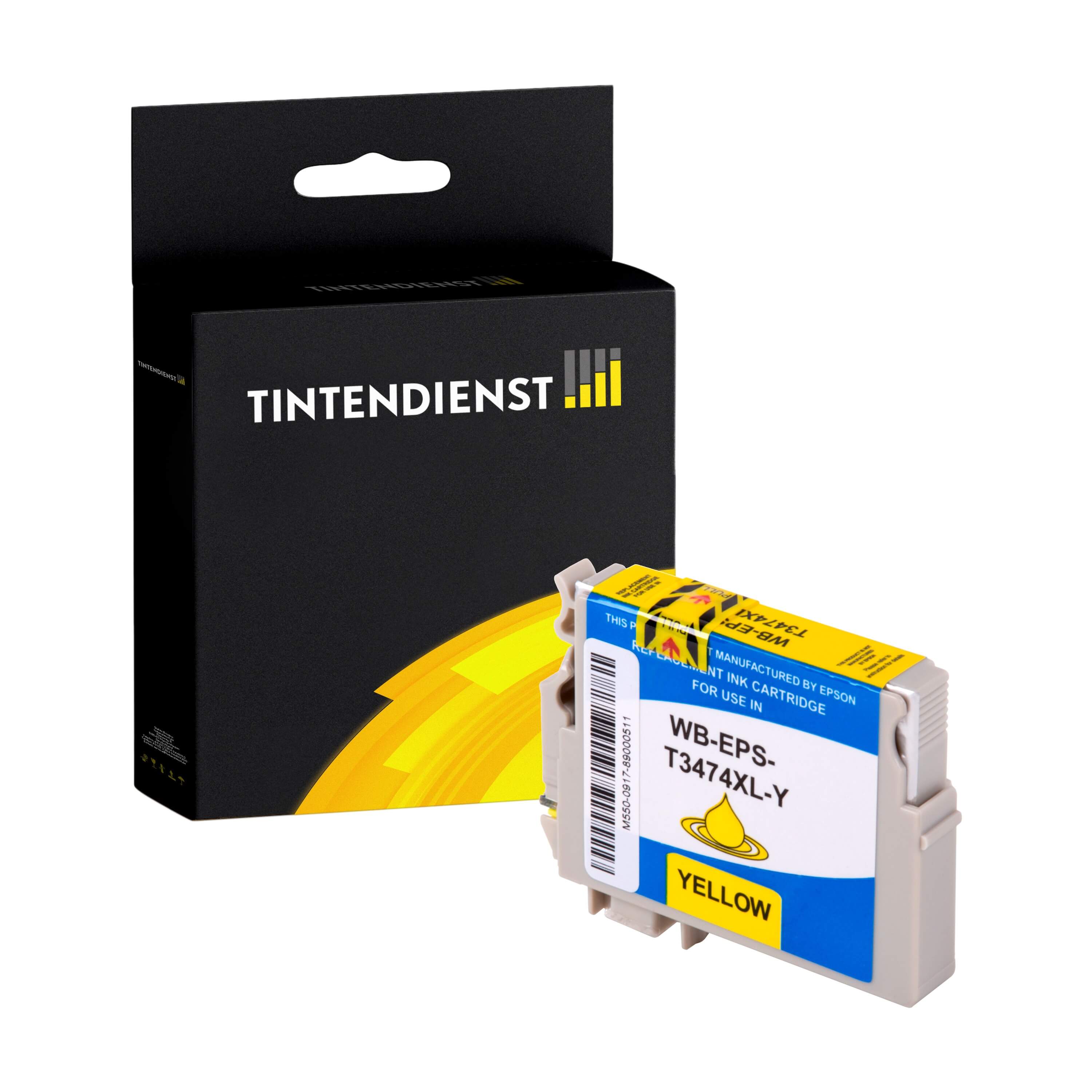 Druckerpatrone kompatibel für Epson C13T34744010 / 34XL Gelb