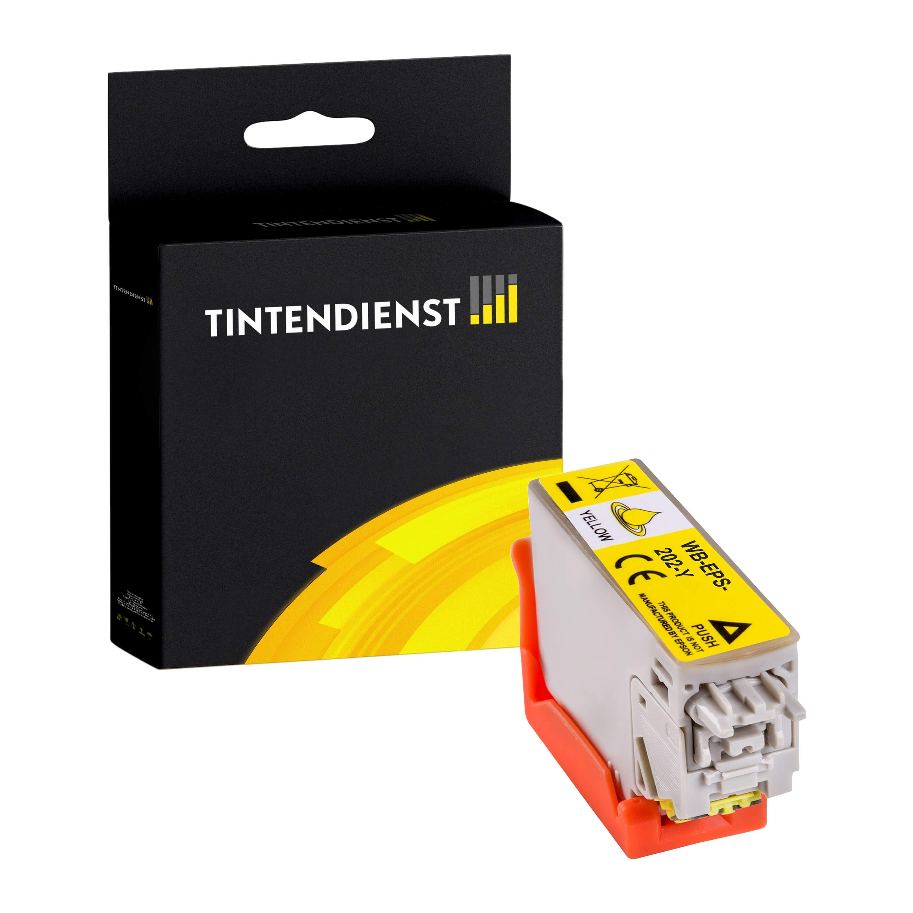 Druckerpatrone kompatibel für Epson Expression Premium XP-6100 (C13T02F44010 / 202) Gelb