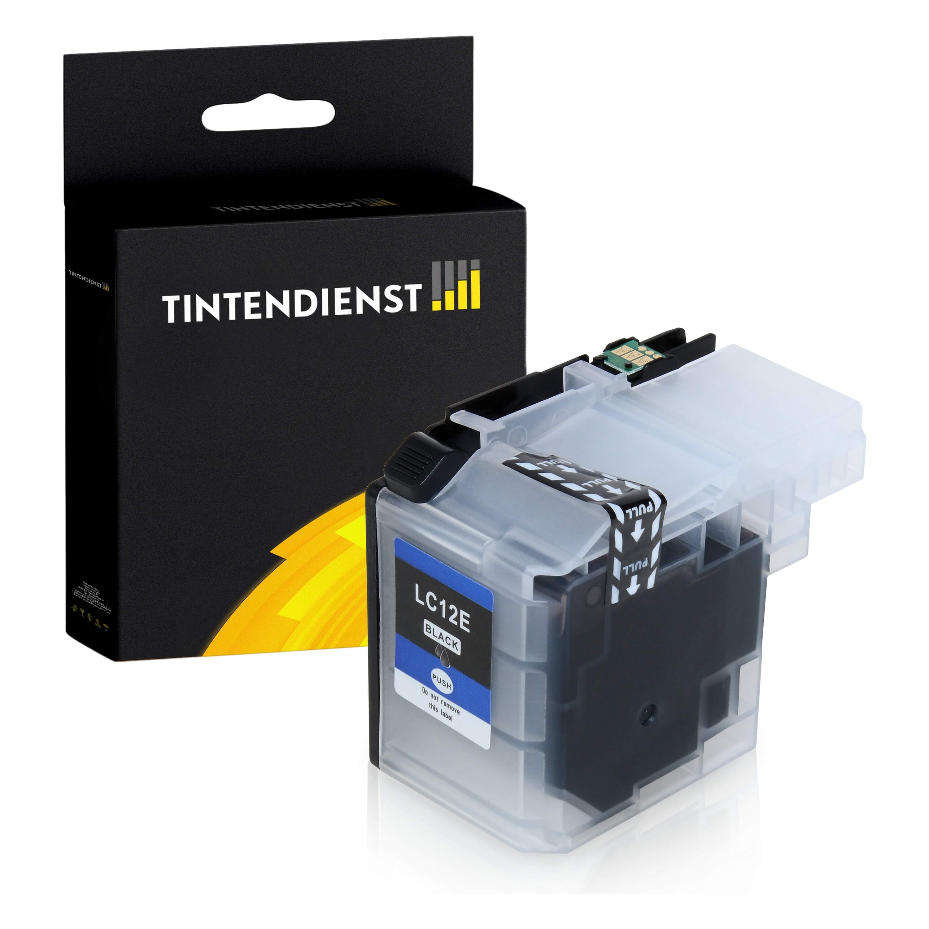 Druckerpatrone kompatibel für Brother MFC-J 6925 DW (LC-12EBK) Schwarz
