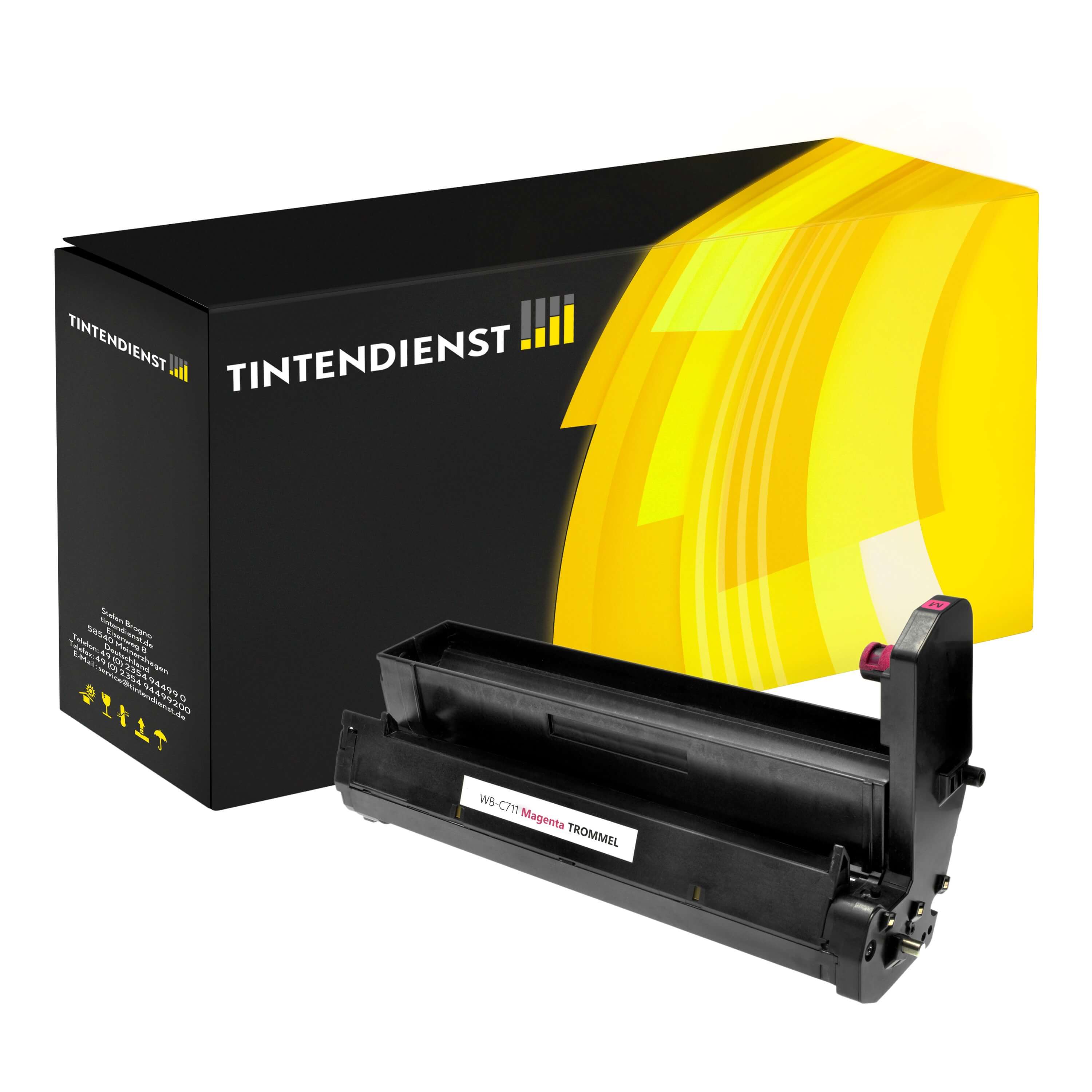 Trommel kompatibel für OKI C 711 WT (44318506) Magenta