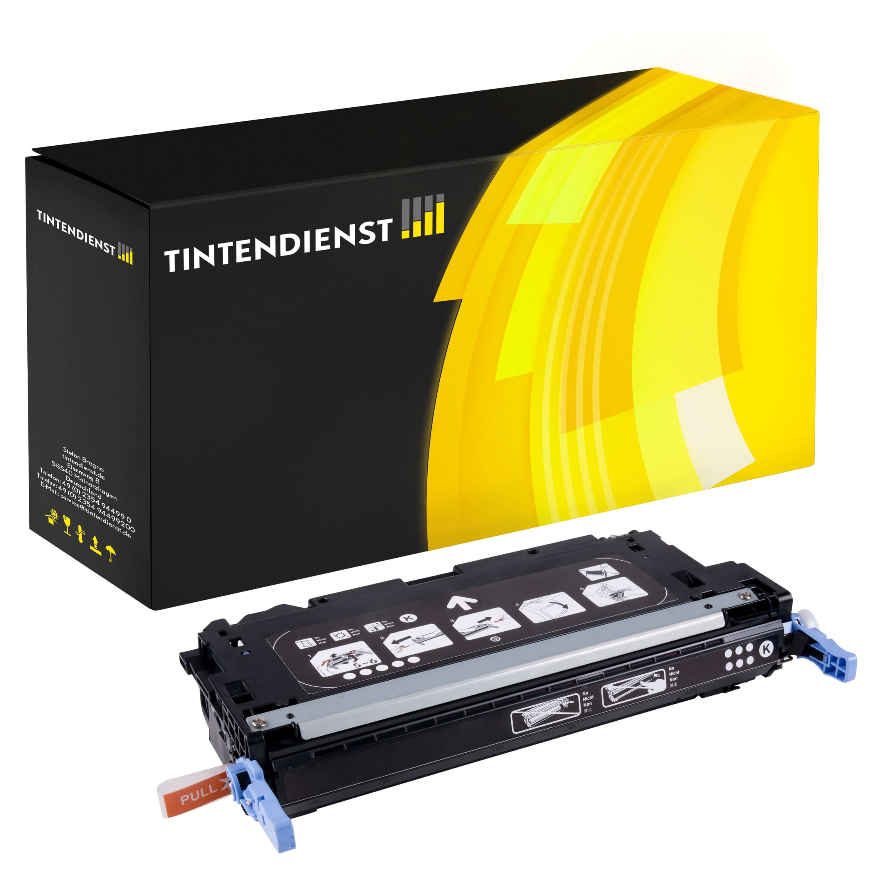 Toner kompatibel für HP Color LaserJet 3600 DN (Q6470A / 501A) Schwarz