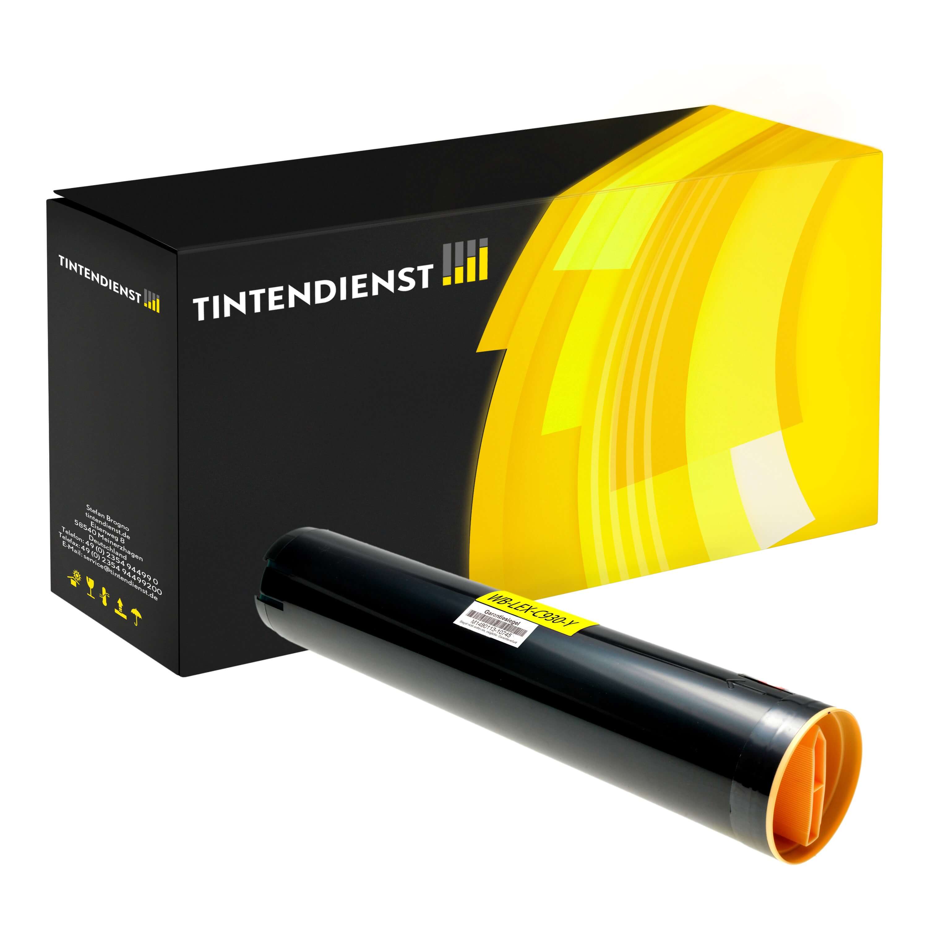 Toner kompatibel für Lexmark C 935 DN (C930H2YG) Gelb