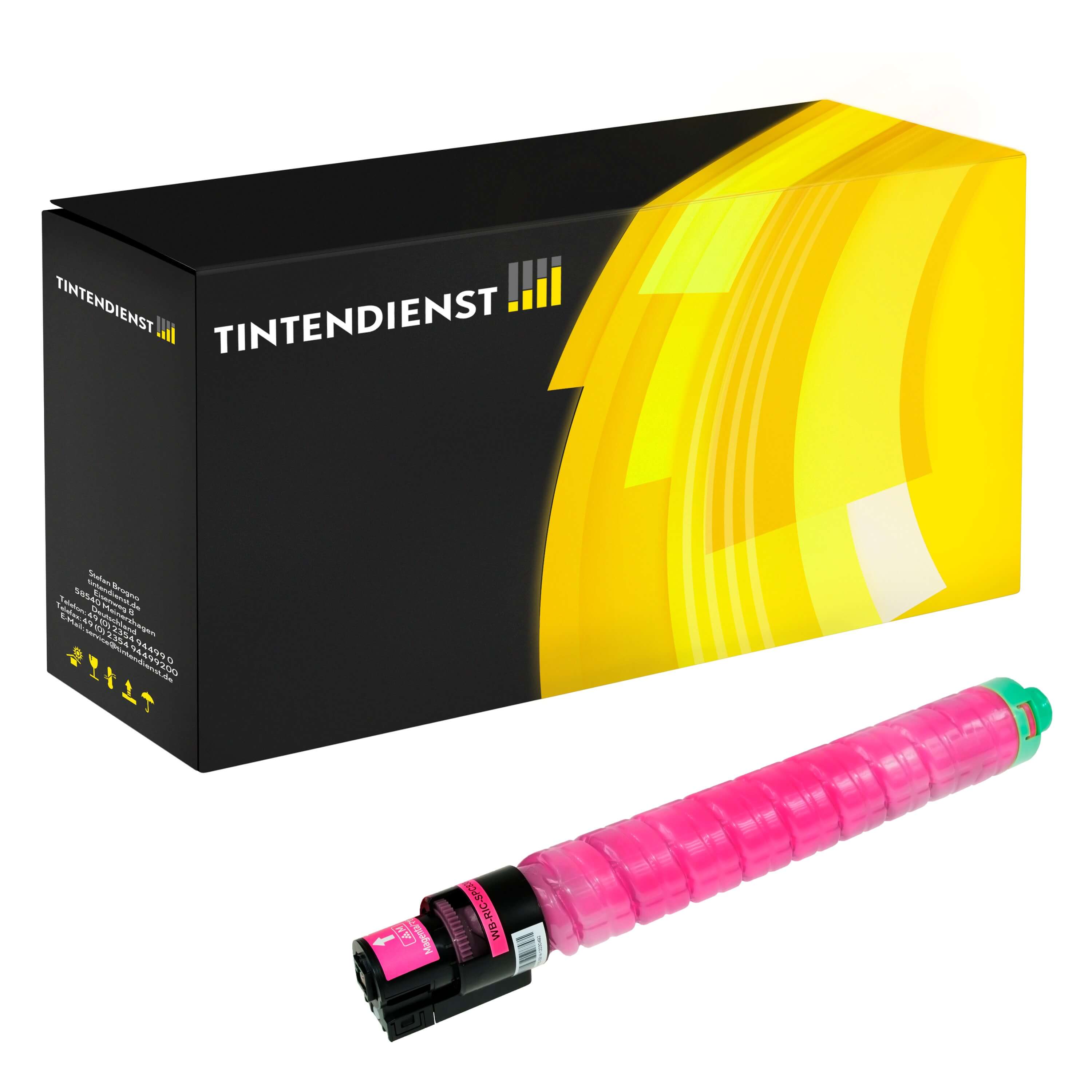 Toner kompatibel für Ricoh SP C 831 dn (821187) Magenta