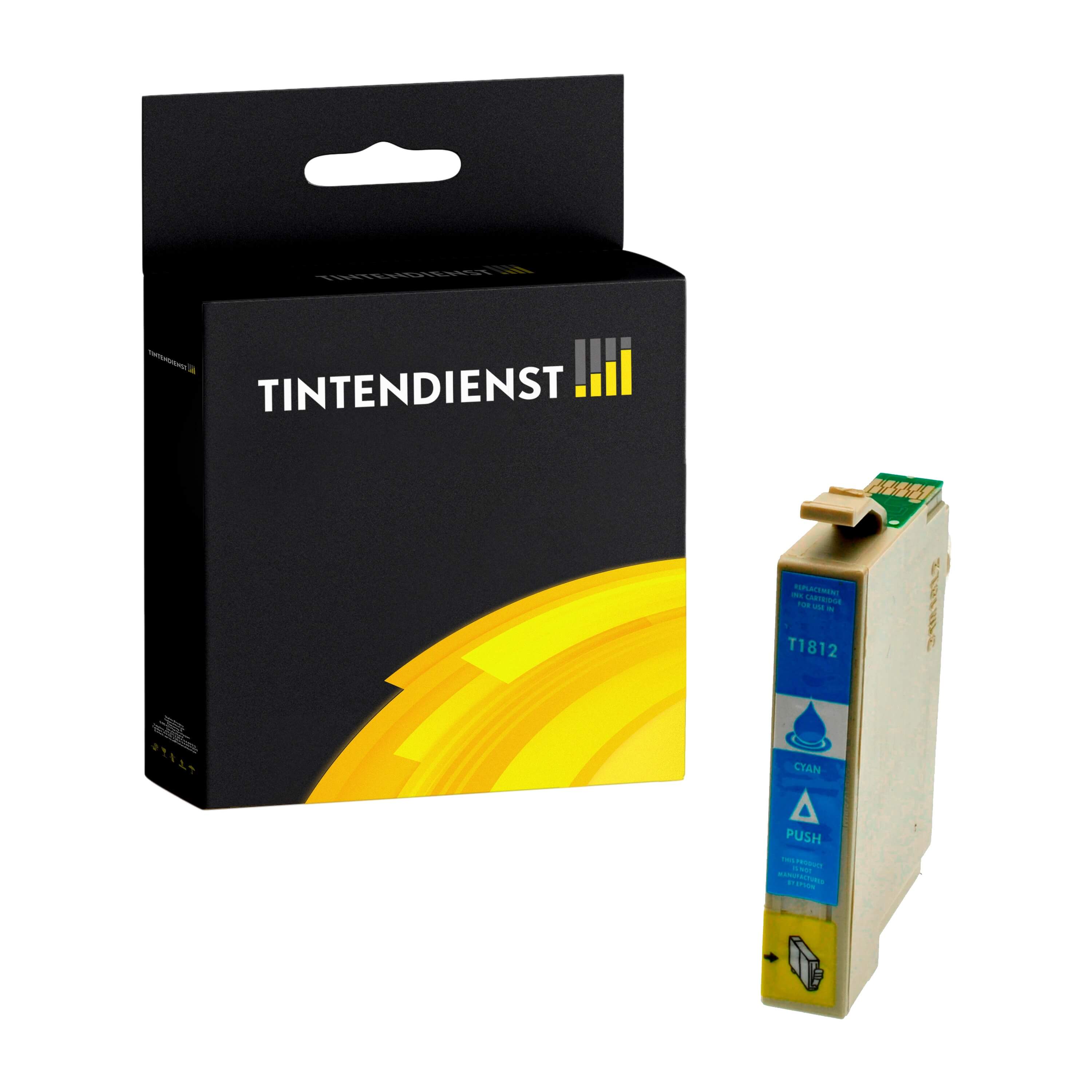 Druckerpatrone kompatibel für Epson Expression Home XP-205 (C13T18124010 / 18XL) Cyan