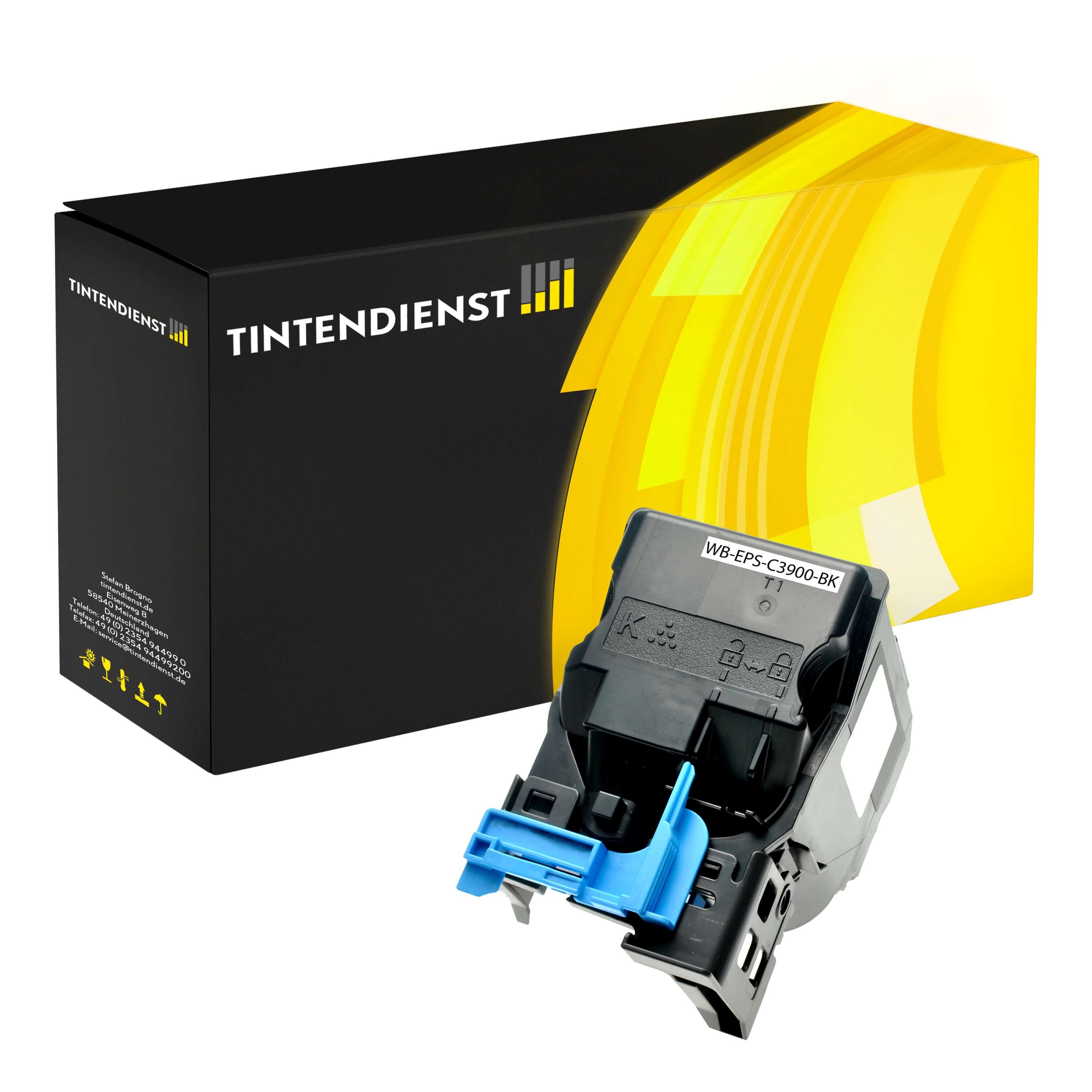 Toner kompatibel für Epson Aculaser C 3900 DN (C13S050593 / S050593) Schwarz