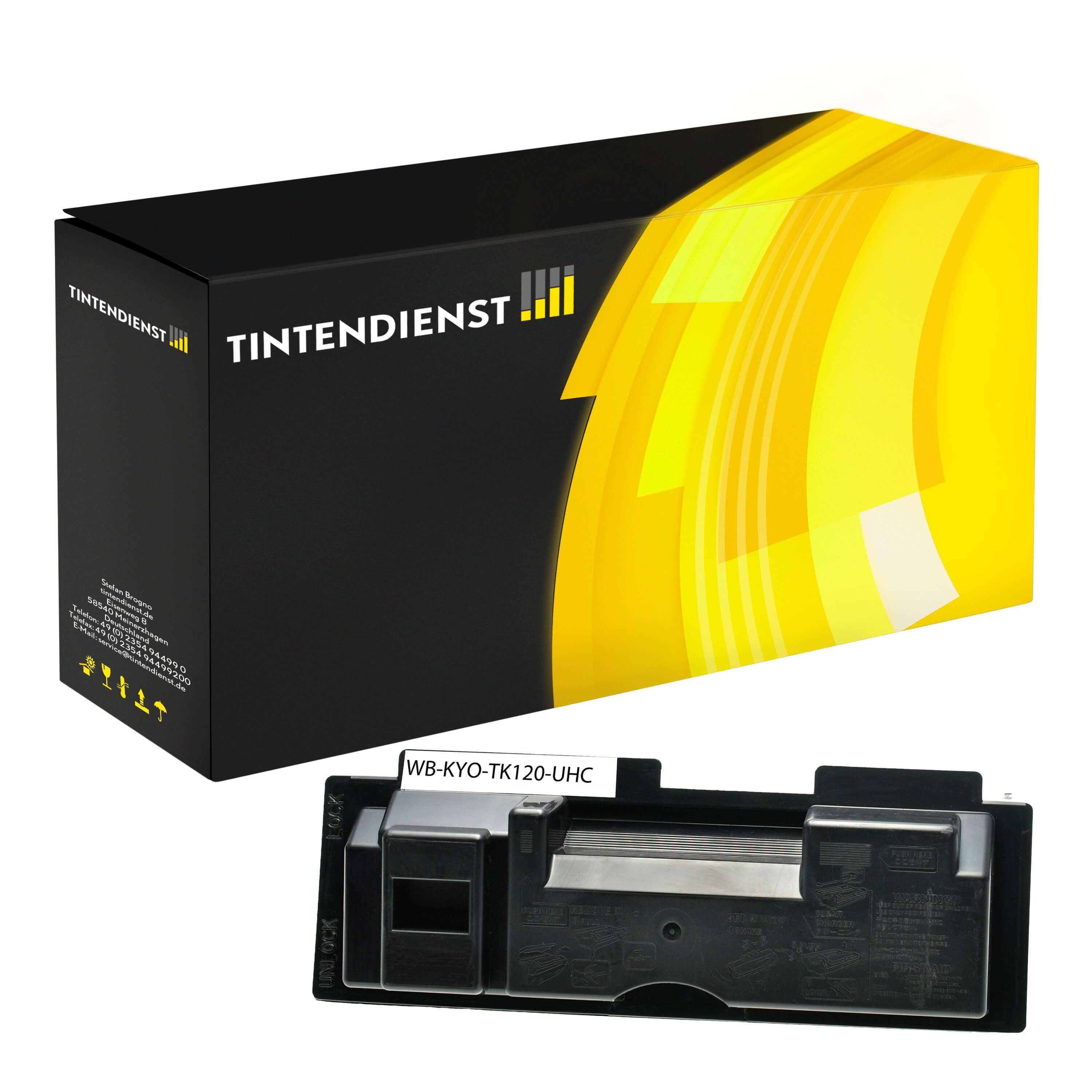 Toner kompatibel für Kyocera 1T02G60DE0 / TK-120 Schwarz