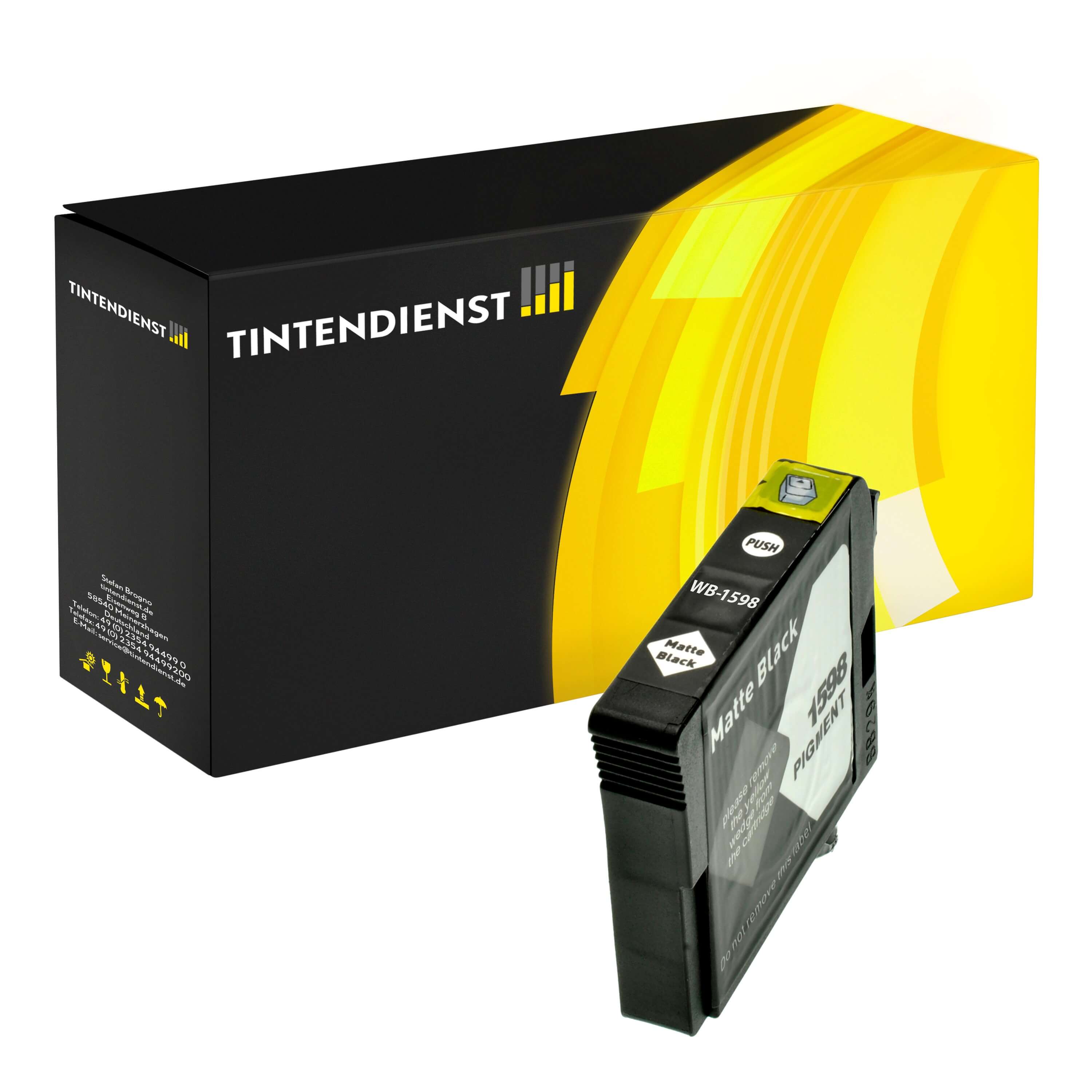 Druckerpatrone kompatibel für Epson Stylus Photo R 2000 (C13T15984010 / T1598) Matt Schwarz