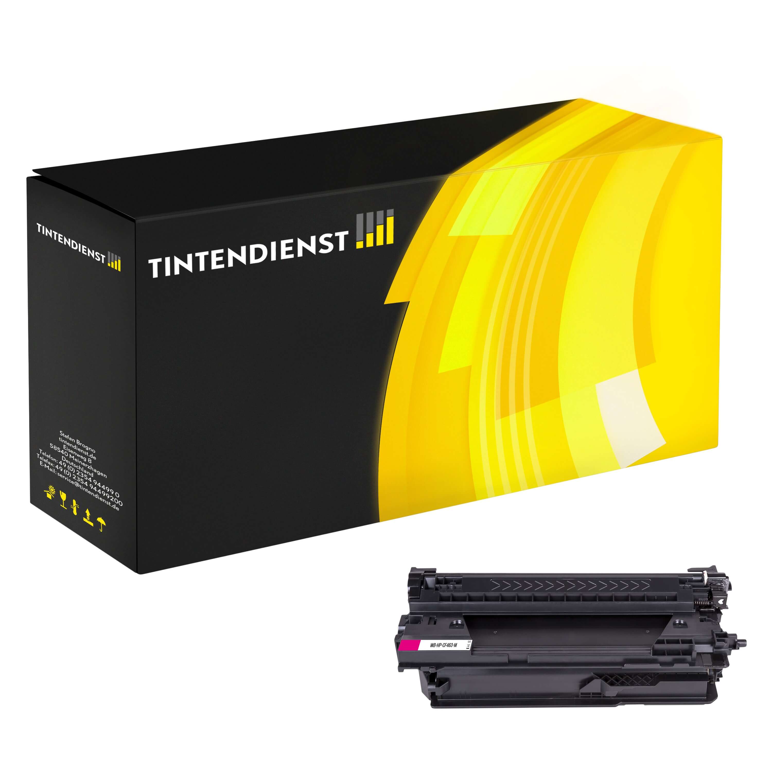 Toner kompatibel für HP Color LaserJet Enterprise M 652 Series (CF463X / 656X) Magenta