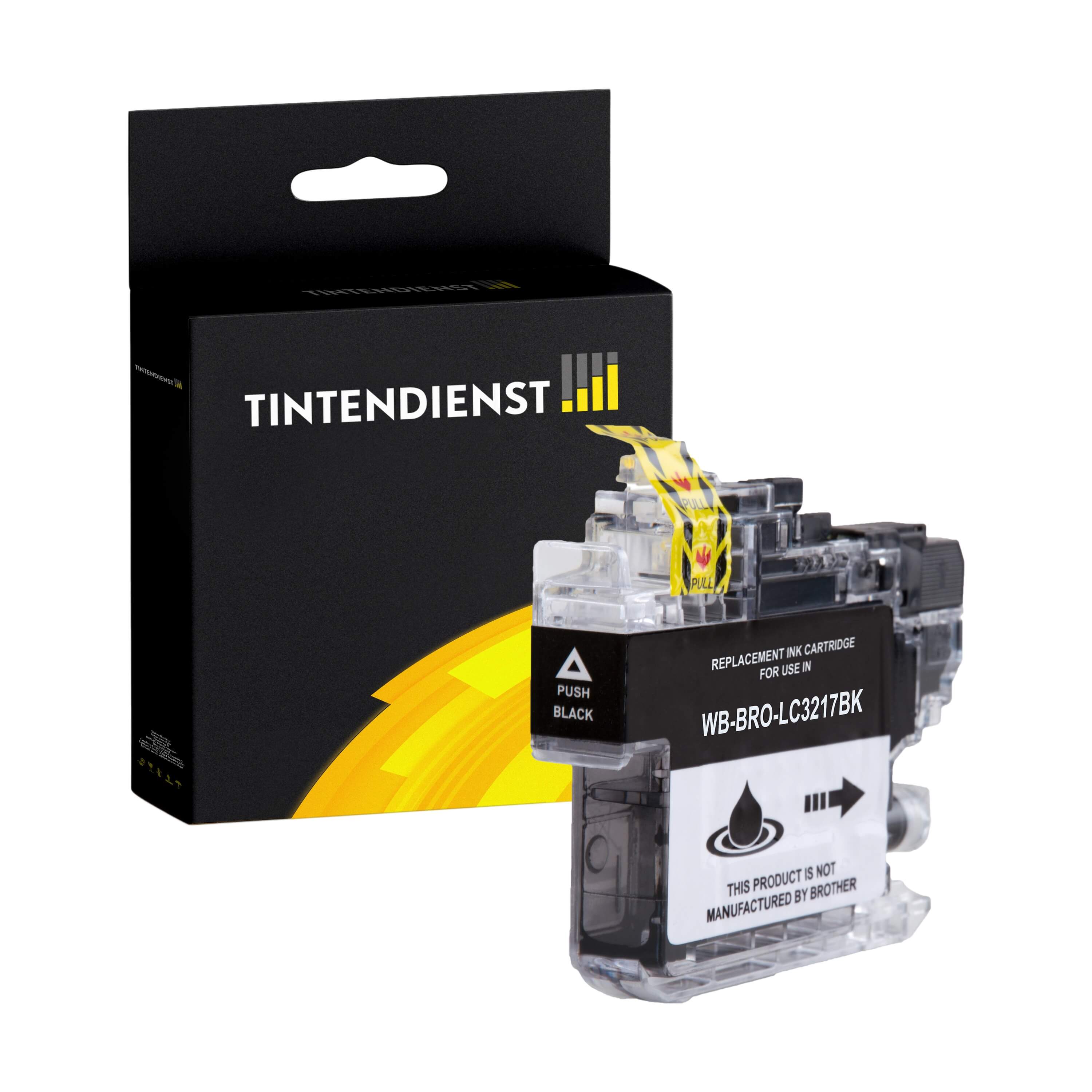 Druckerpatrone kompatibel für Brother MFC-J 5335 DW (LC-3217BK) Schwarz