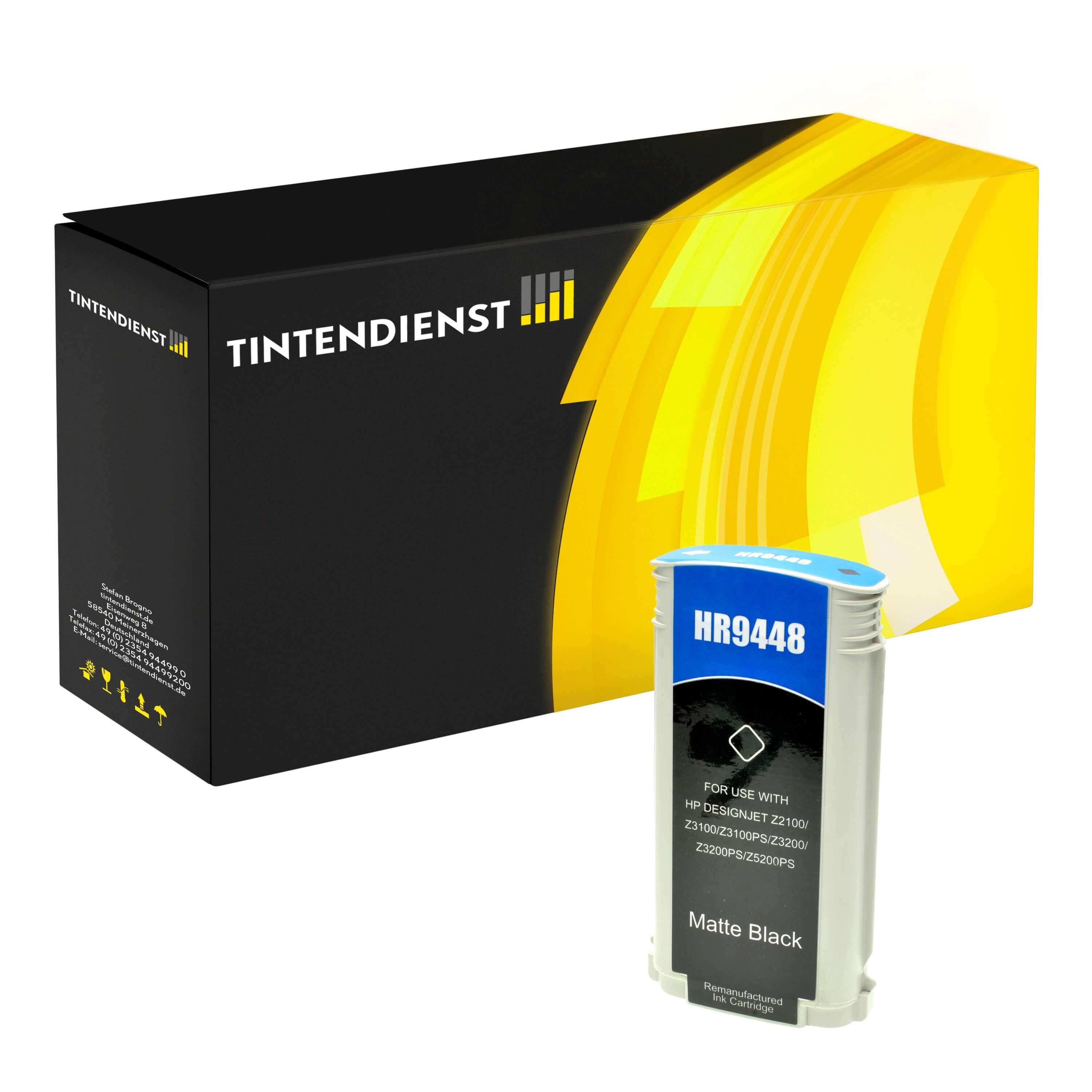 Druckerpatrone kompatibel für HP DesignJet Z 2100 24 Inch (C9448A / 70) Matt Schwarz