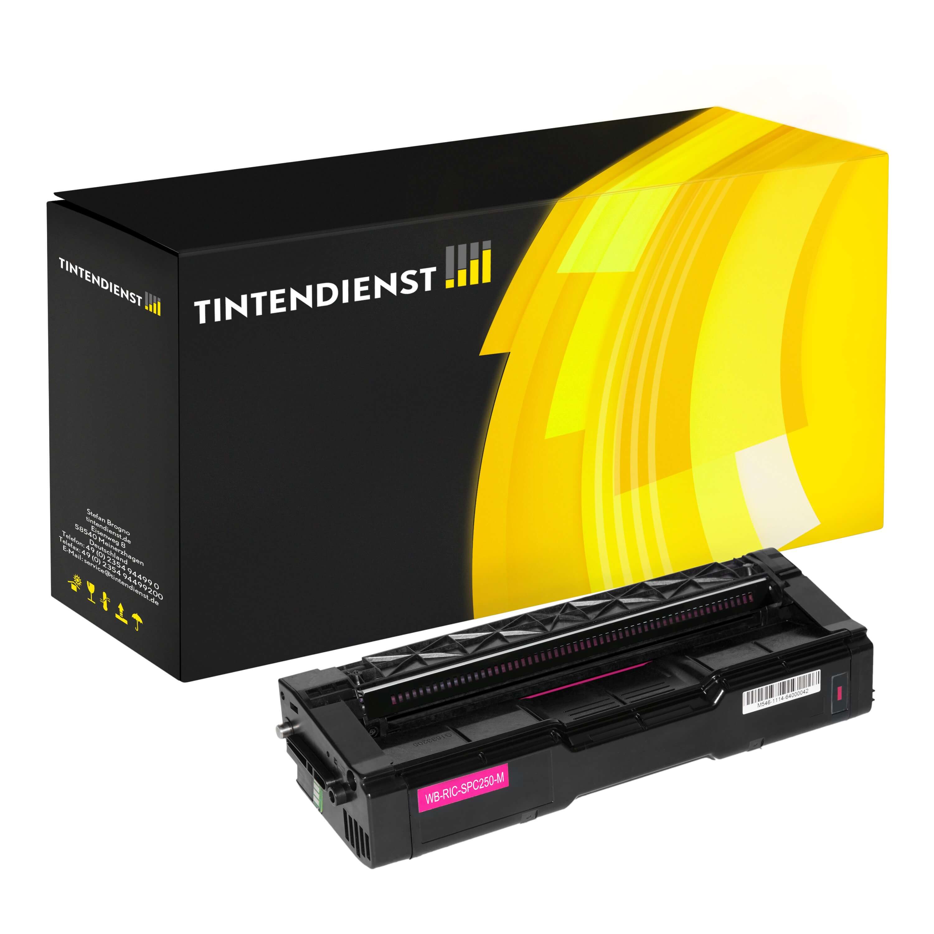 Toner kompatibel für Ricoh SP C 261 DNw (407545) Magenta