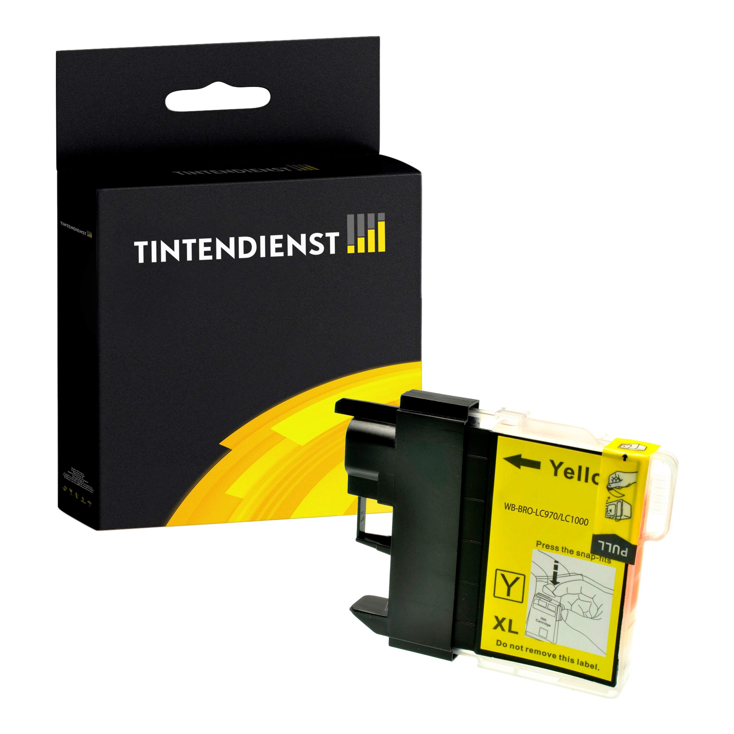 Druckerpatrone kompatibel für Brother DCP-530 Series (LC-1000Y) Gelb