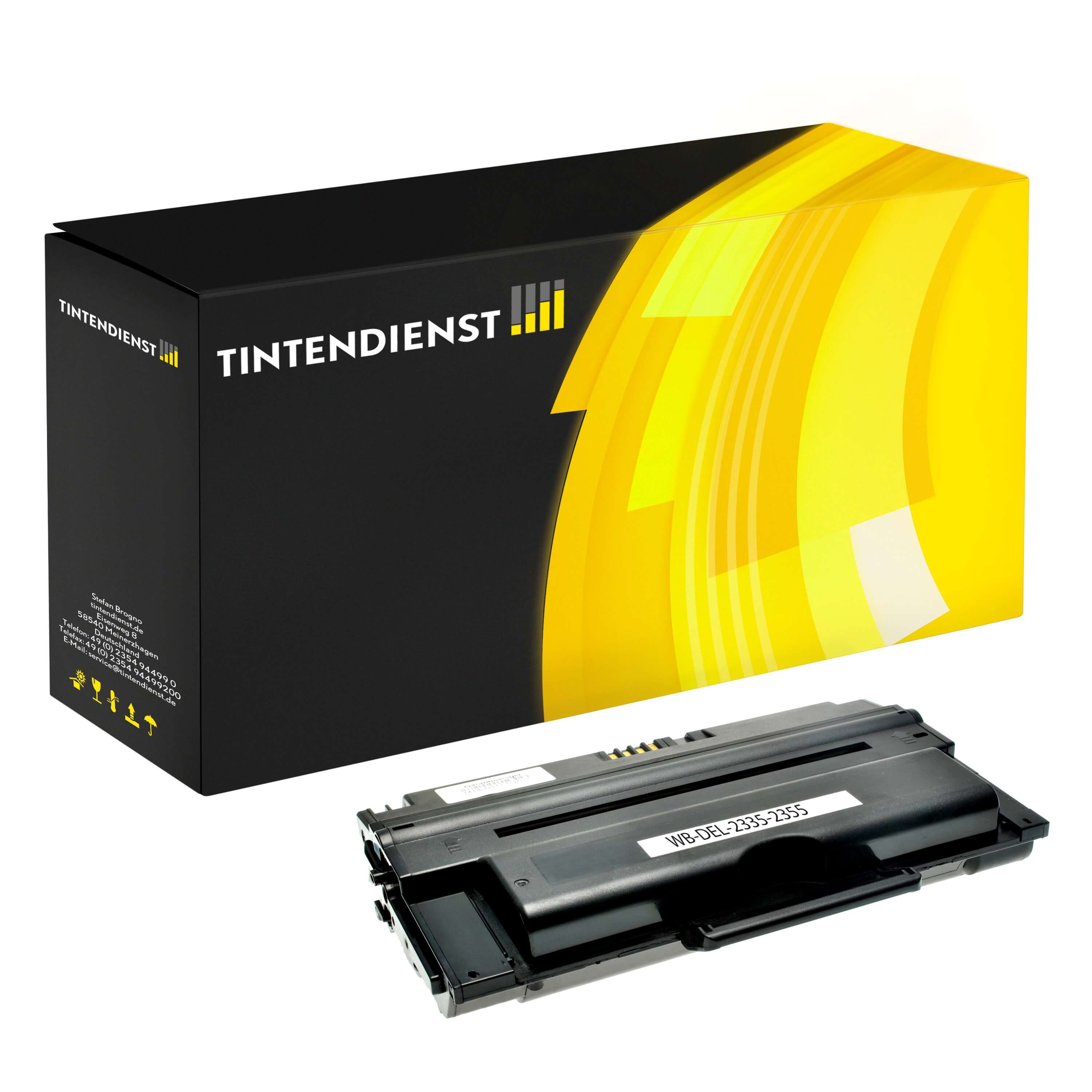 Toner kompatibel für Dell 2355 dn (593-10329 / HX756) Schwarz