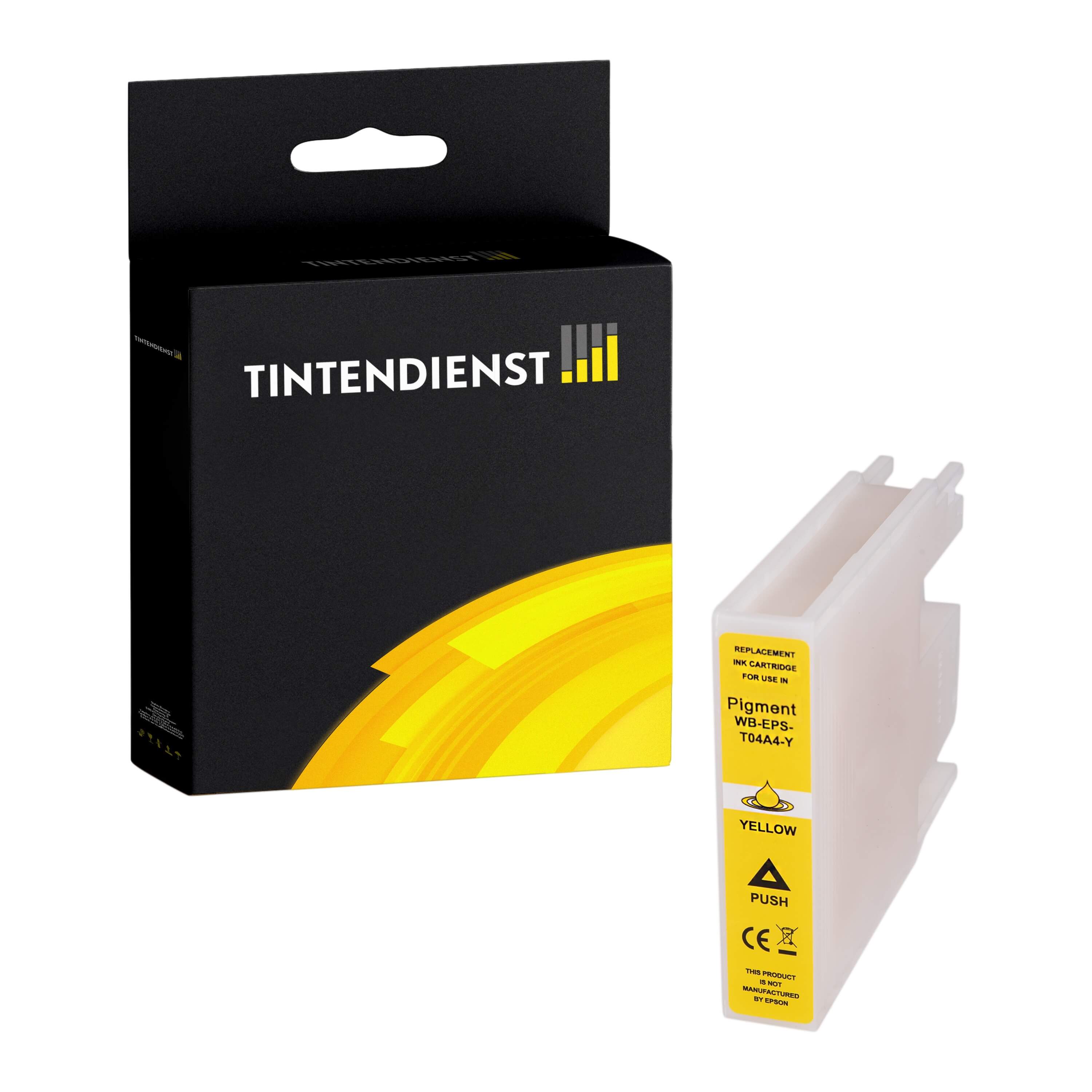 Druckerpatrone kompatibel für Epson Workforce Pro WF-C 8690 Series (C13T04A440) Gelb