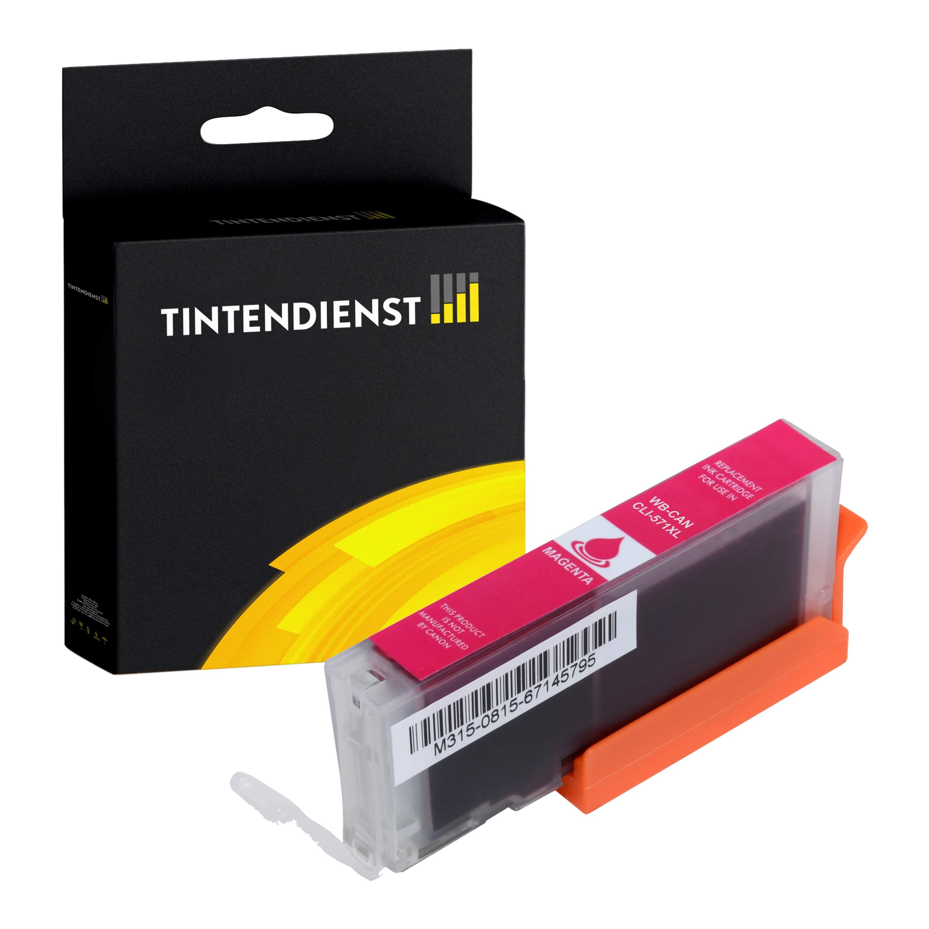 Druckerpatrone kompatibel für Canon Pixma MG 7750 (0333C001 / CLI-571MXL) Magenta
